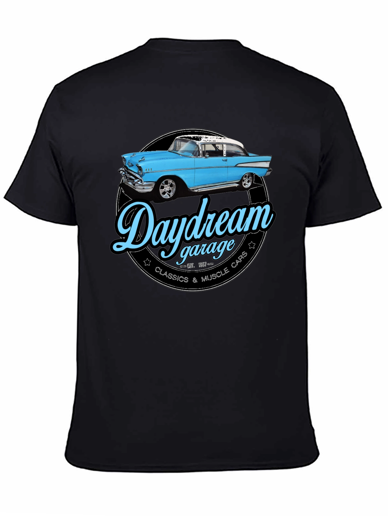 Daydream Garage T-Shirt - Classic Car Design