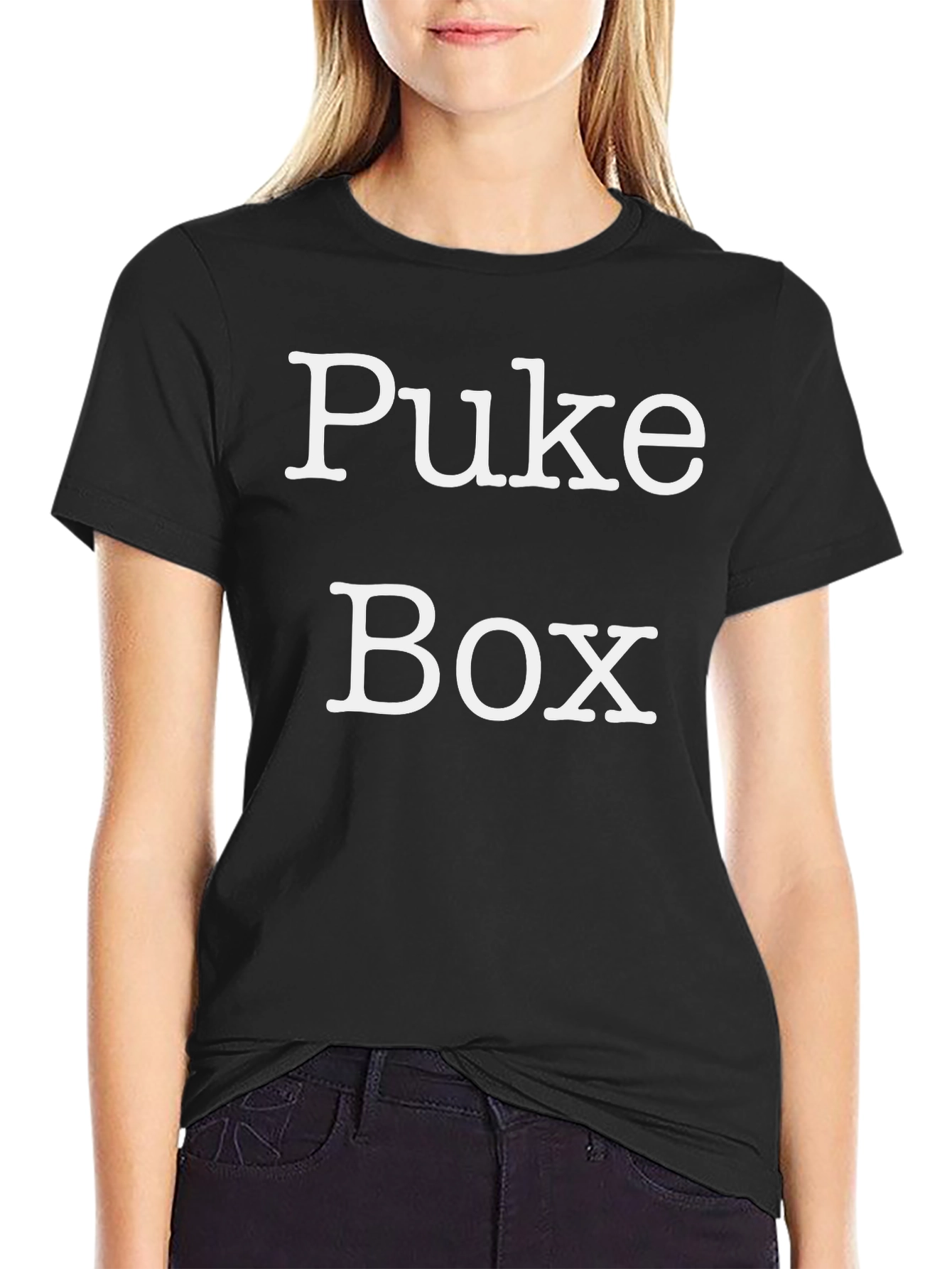 Puke Box Graphic Tee - Bold Statement T-Shirt