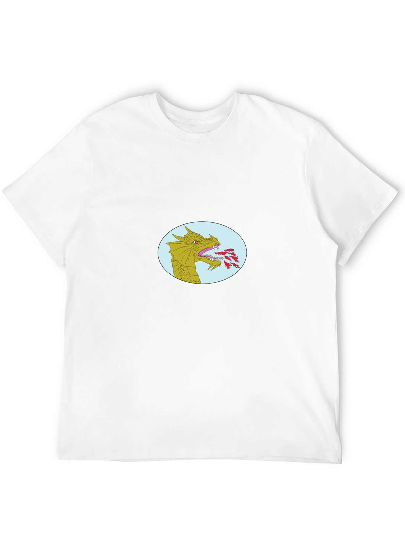 Dragon Fire T-Shirt - Black Cotton Blend