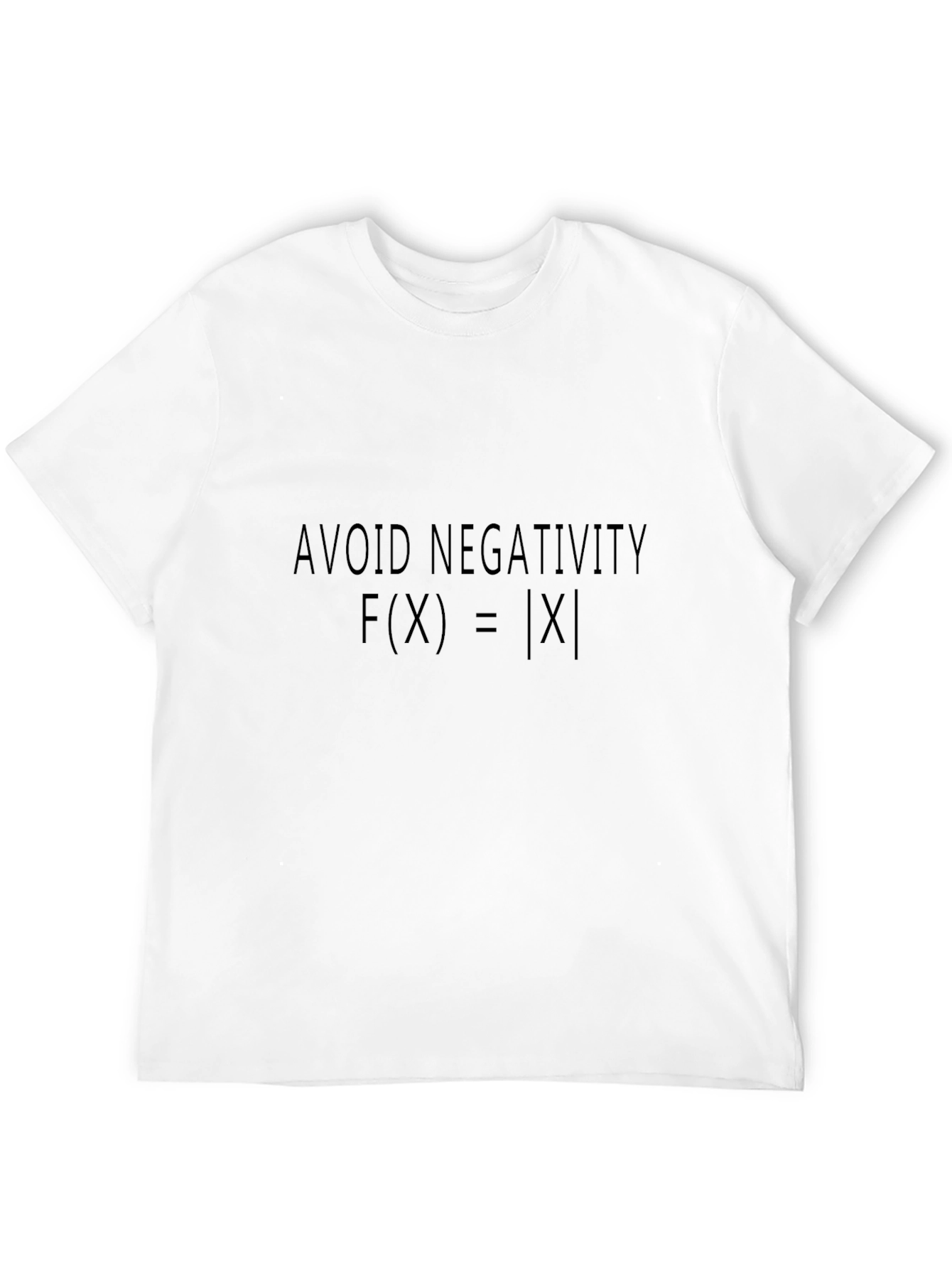Avoid Negativity T-Shirt - Math Pun