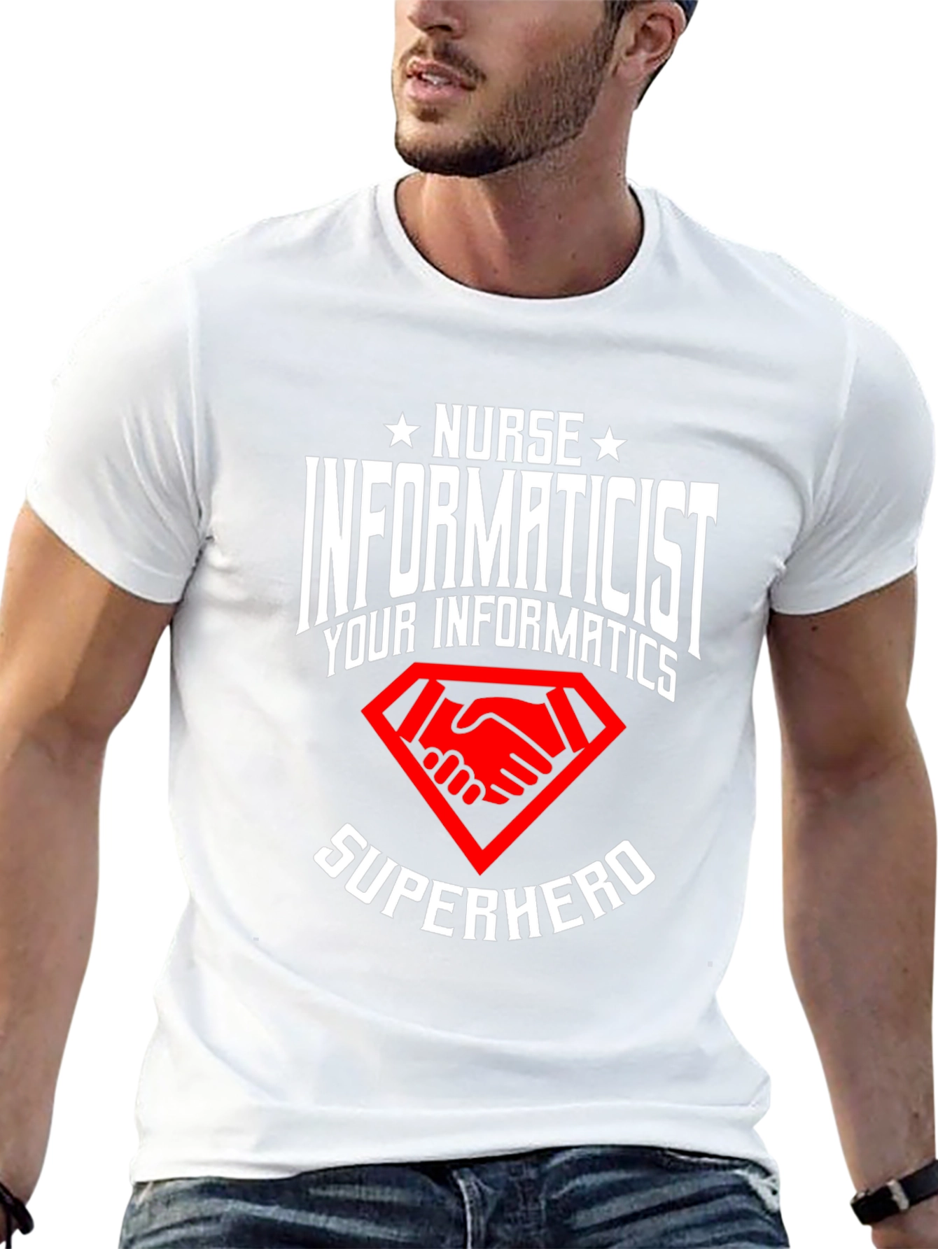Nurse Informaticist Superhero T-Shirt