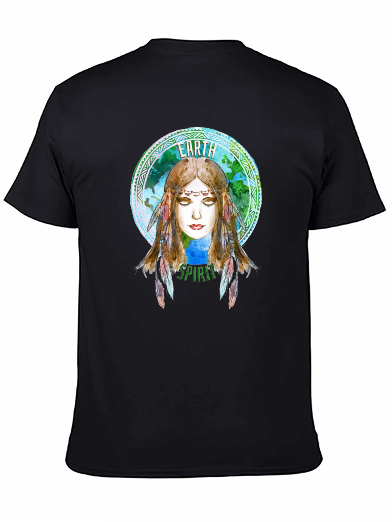 Earth Spirit Graphic T-Shirt - Nature Lovers Tee