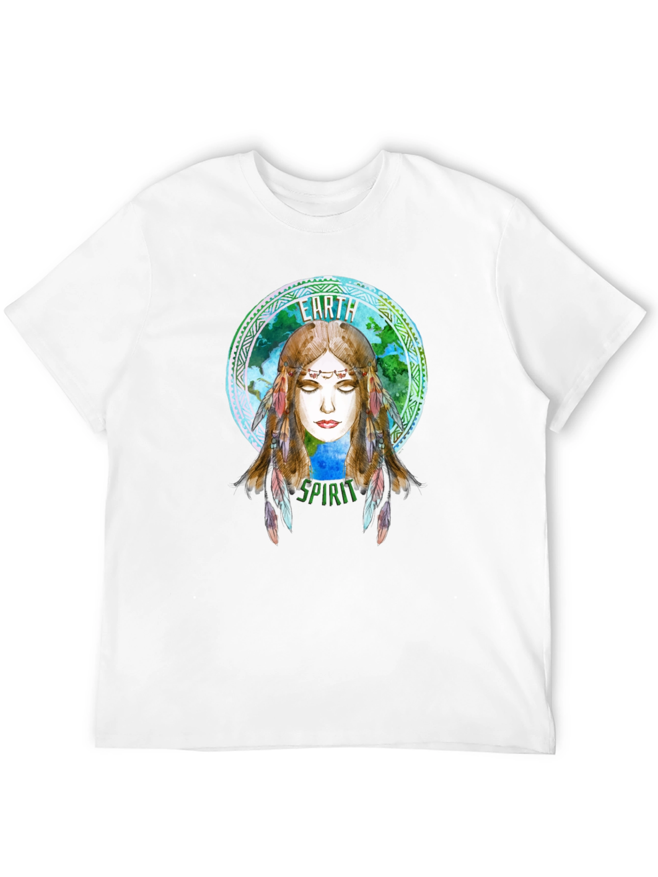 Earth Spirit Graphic T-Shirt - Nature Lovers Tee