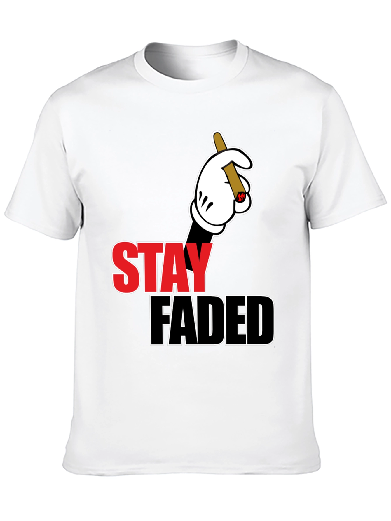 Stay Faded Graphic Tee - Black