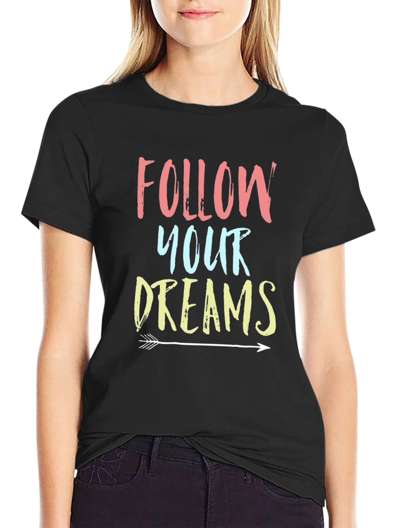 Follow Your Dreams Graphic Tee Shirt
