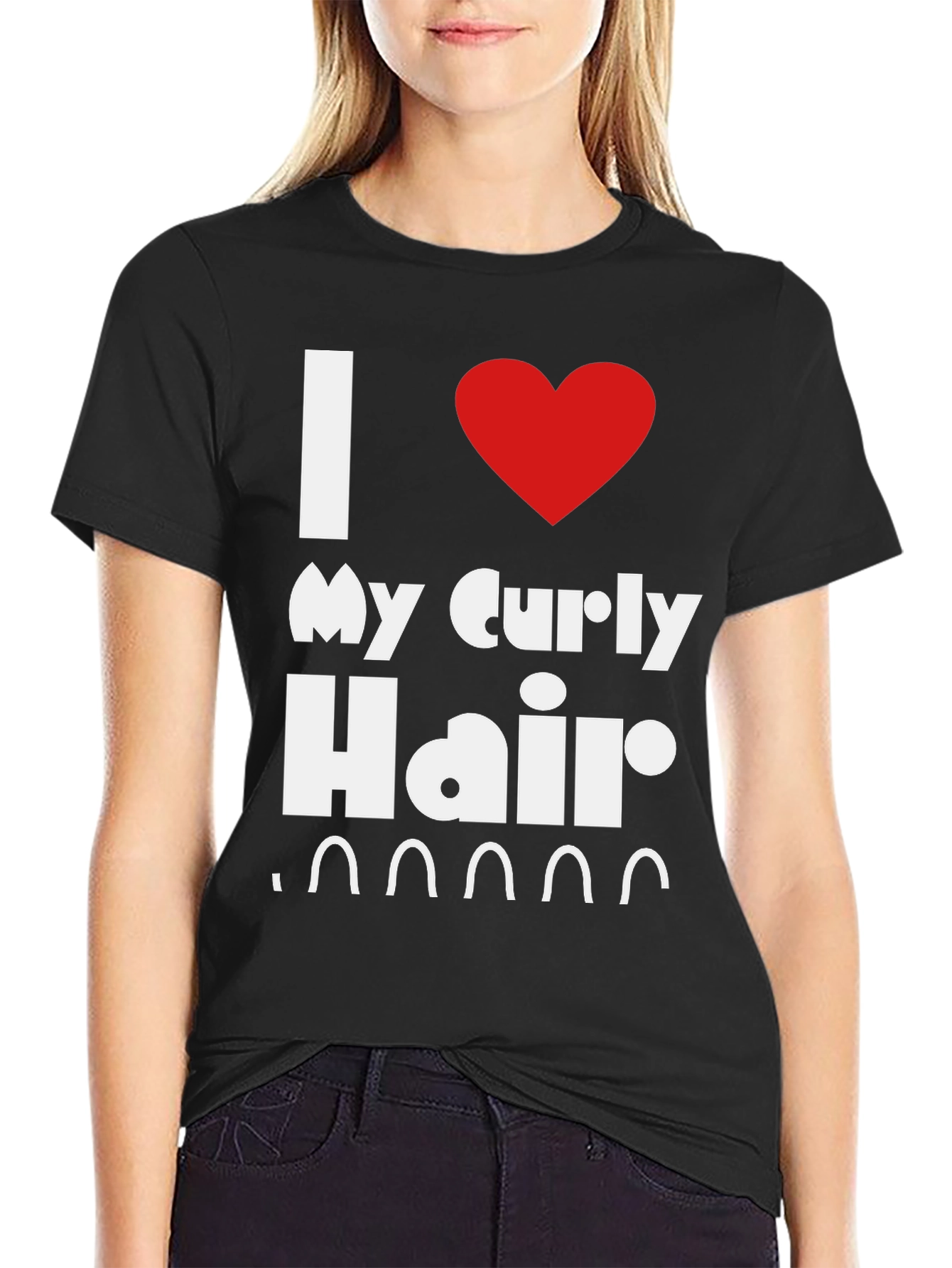 I Love My Curly Hair T-Shirt