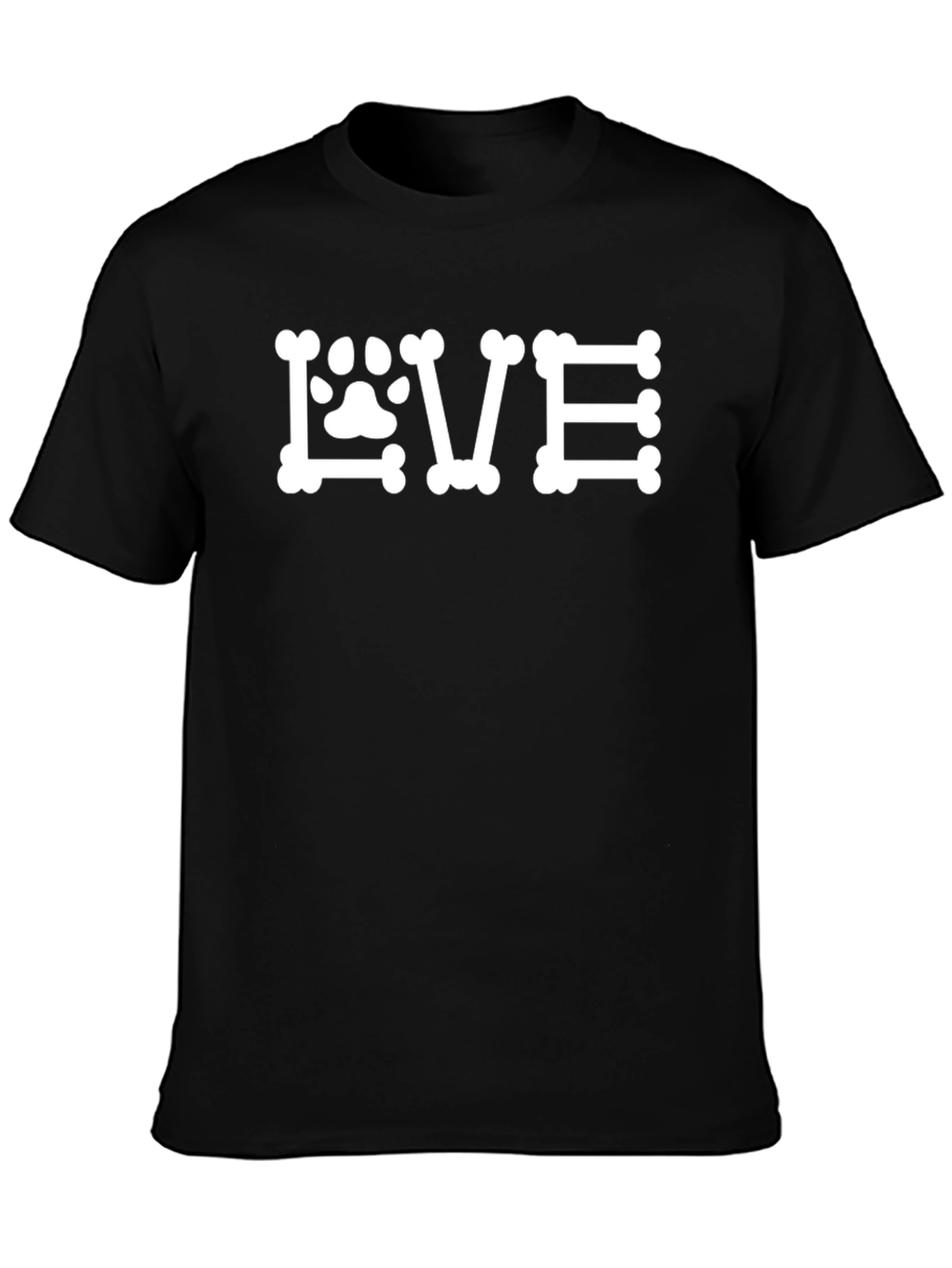 Dog Lover T-Shirt Bone Print