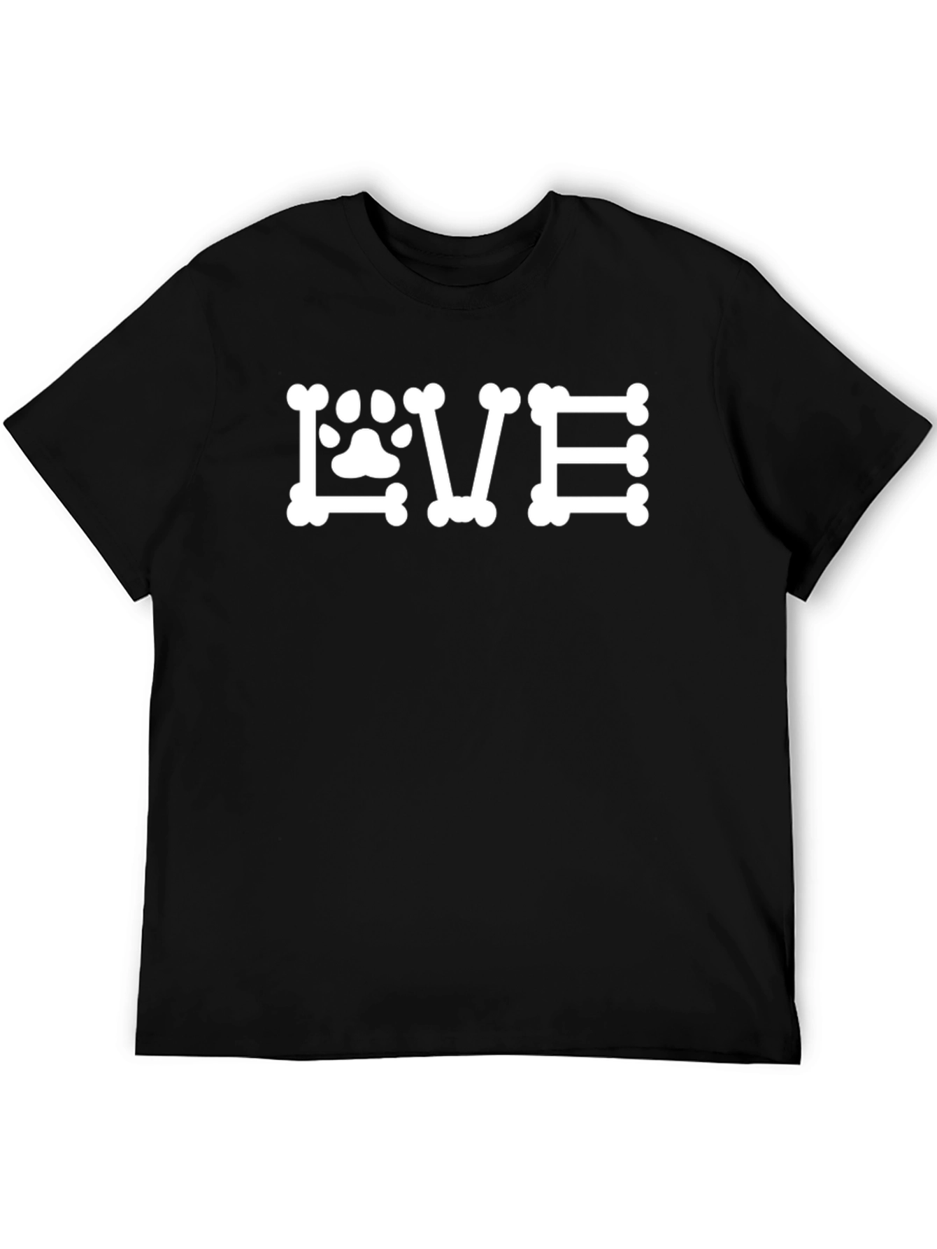 Dog Lover T-Shirt Bone Print