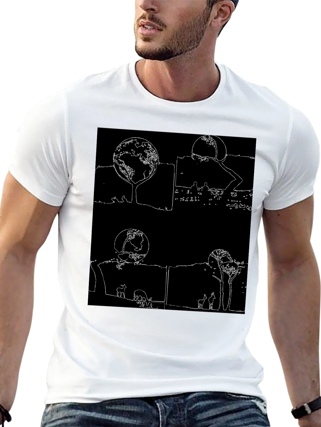 Nature-Inspired Graphic Tee