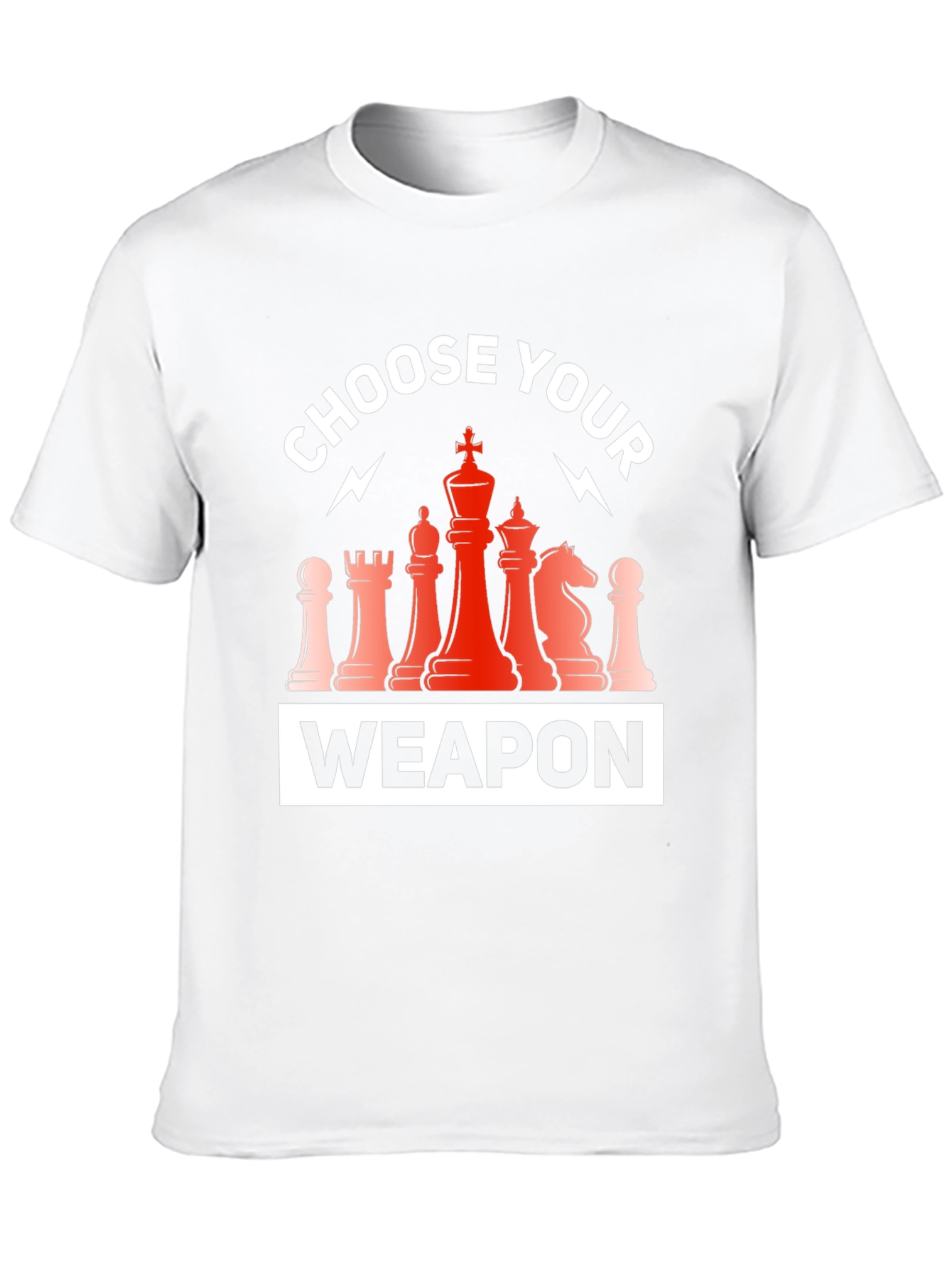 Choose Your Weapon Chess T-Shirt