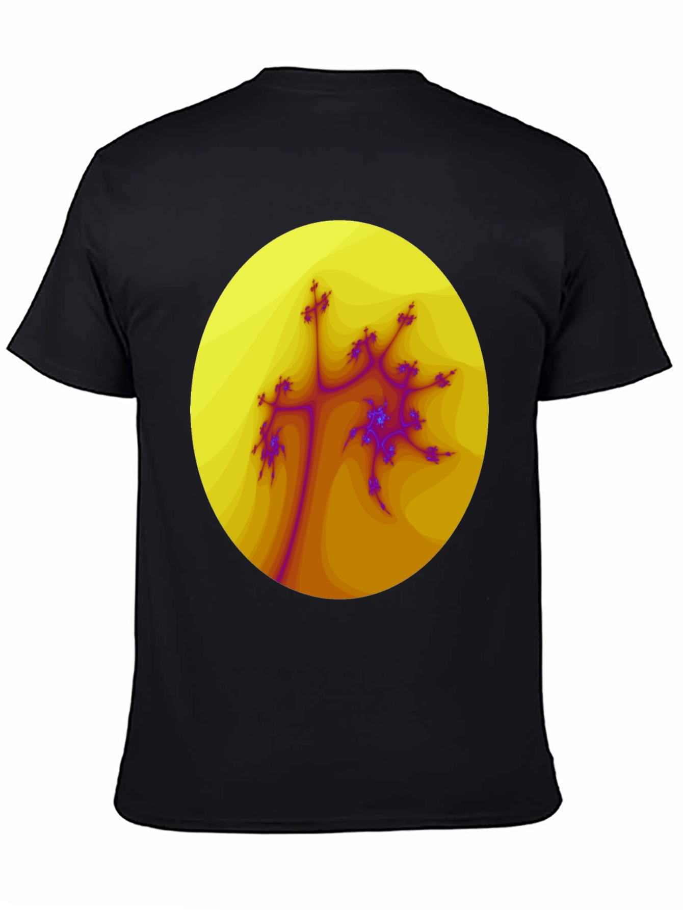 Fractal Art Graphic Tee - Abstract Design