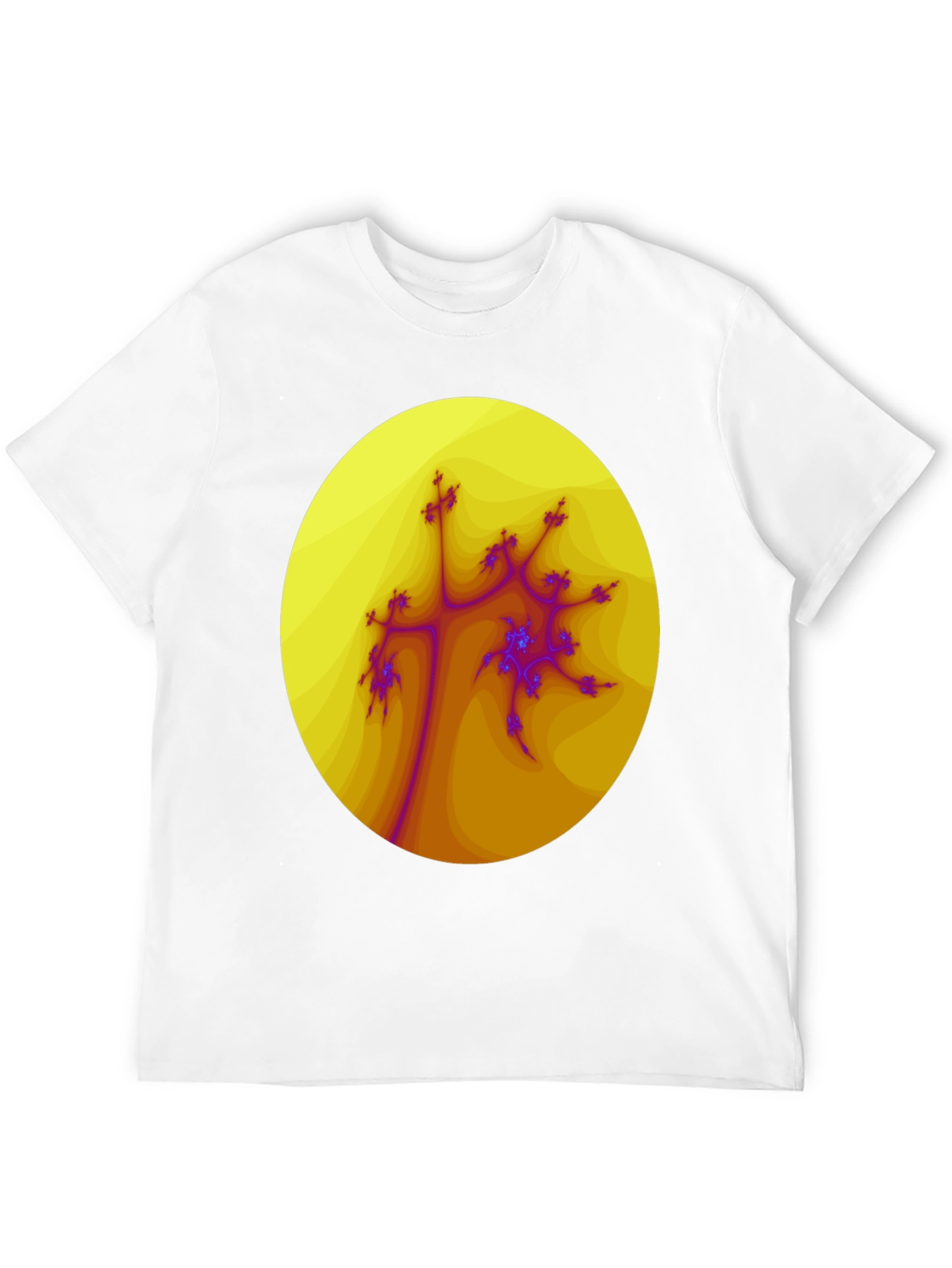 Fractal Art Graphic Tee - Abstract Design