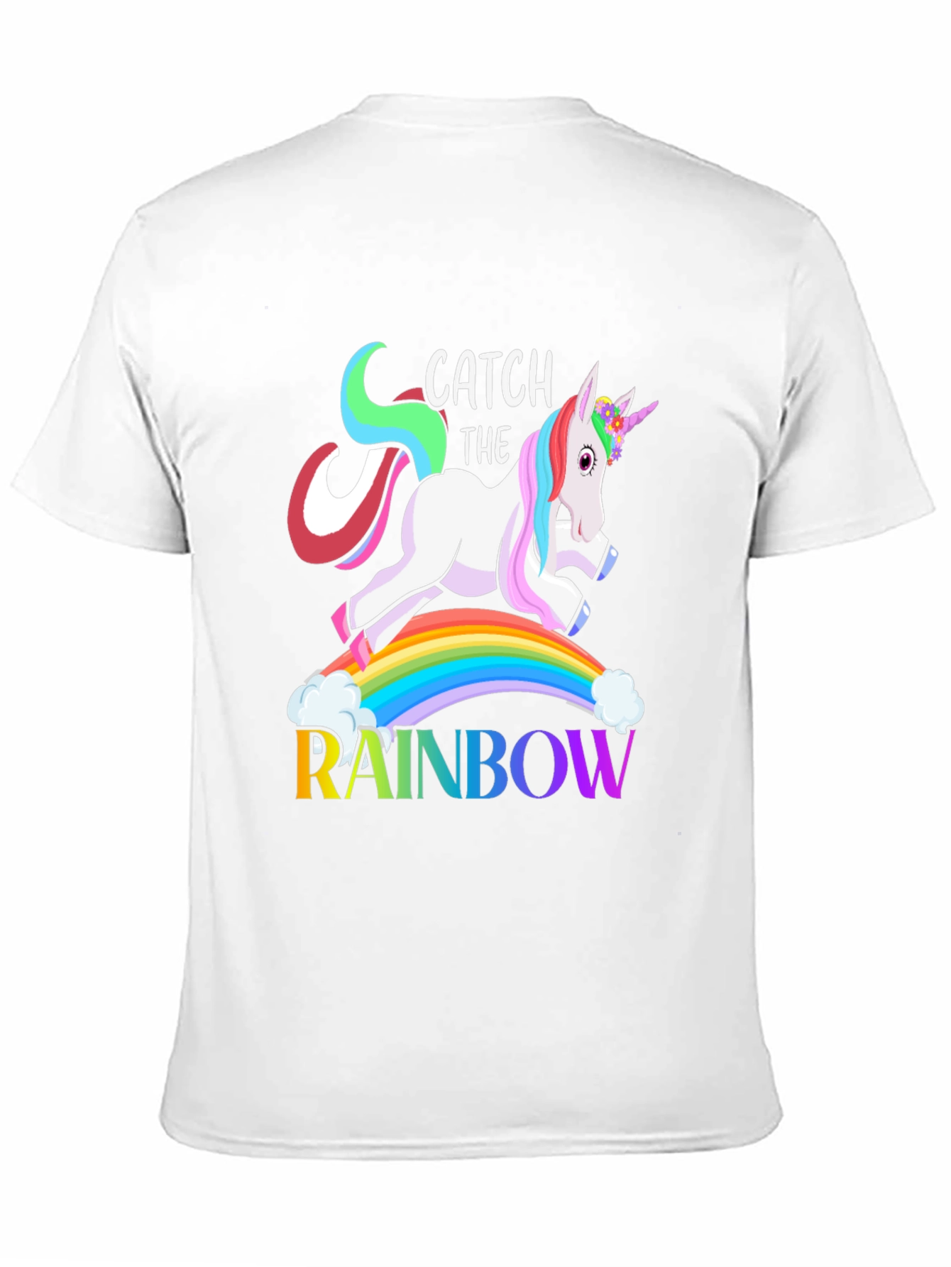 Unicorn Catch The Rainbow T-Shirt