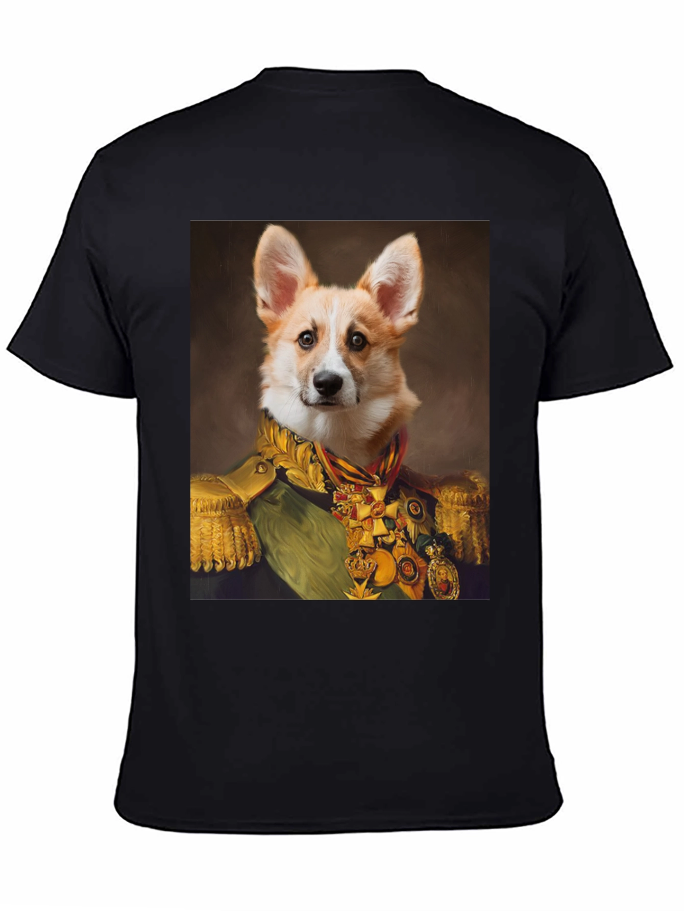 Regal Corgi Portrait T-Shirt