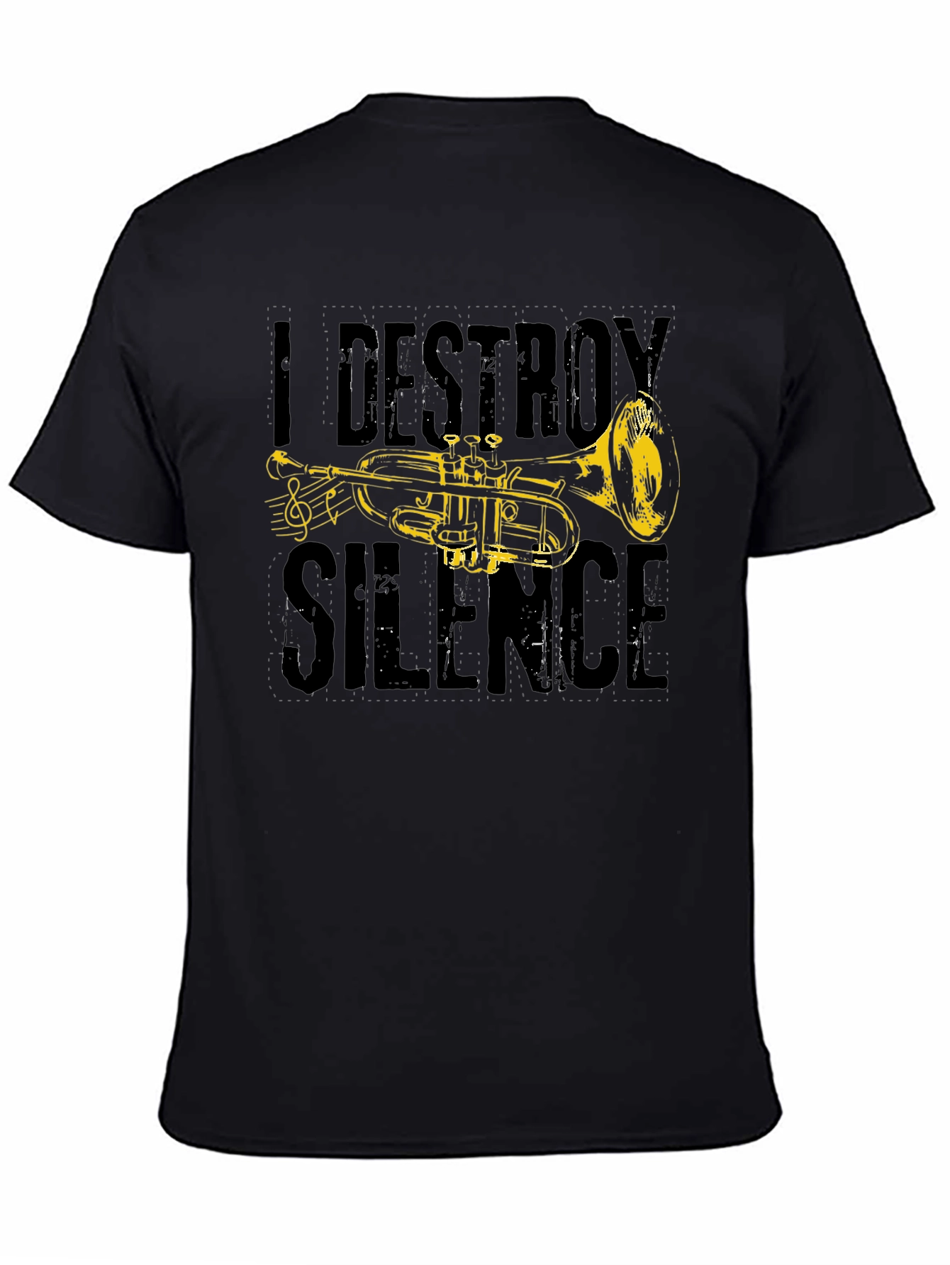 I Destroy Silence Trumpet T-Shirt