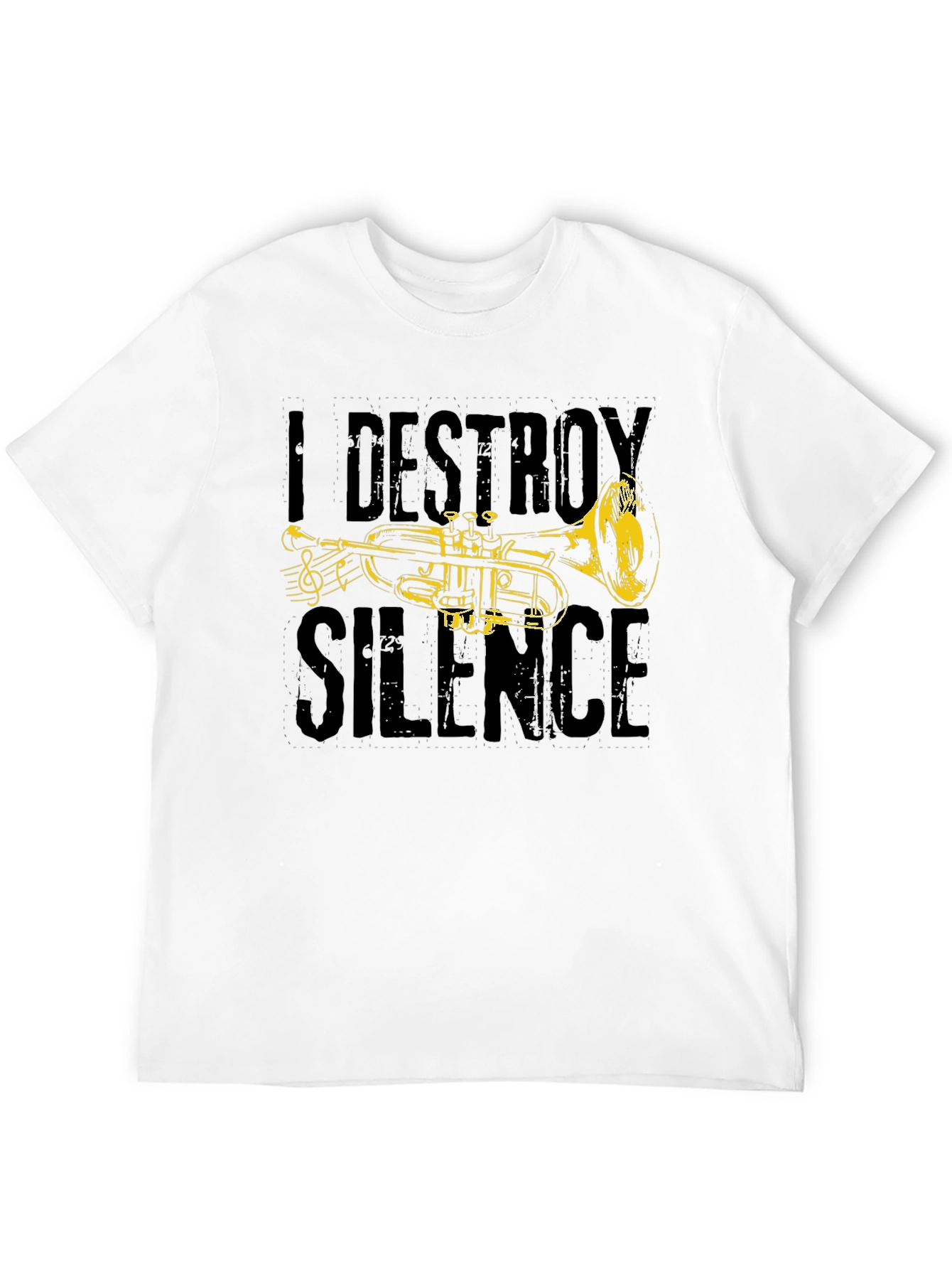 I Destroy Silence Trumpet T-Shirt
