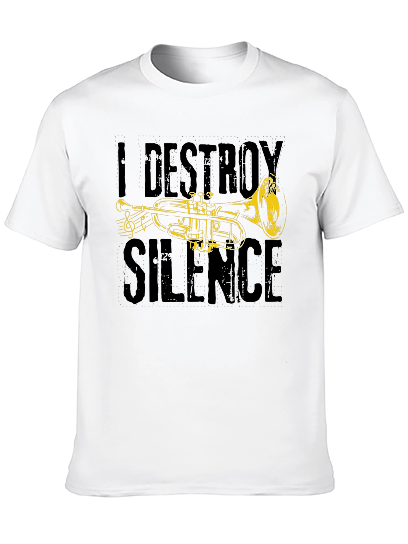 I Destroy Silence Trumpet T-Shirt