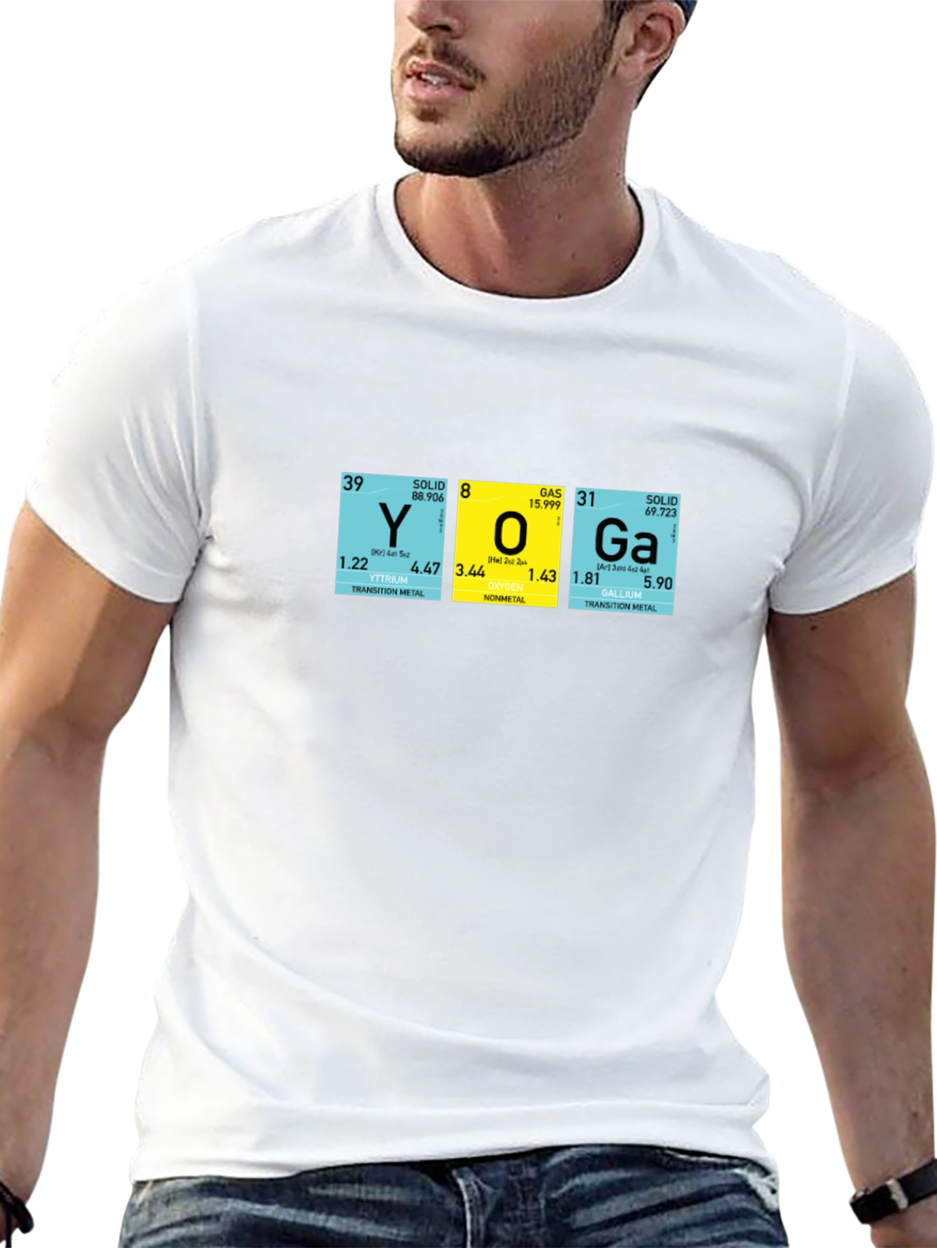 Yoga Periodic Table Graphic T-Shirt