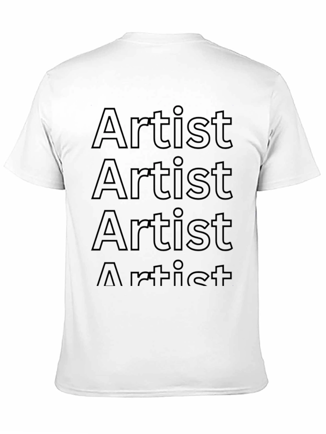 Artist Graphic Tee - Bold Minimalist Design