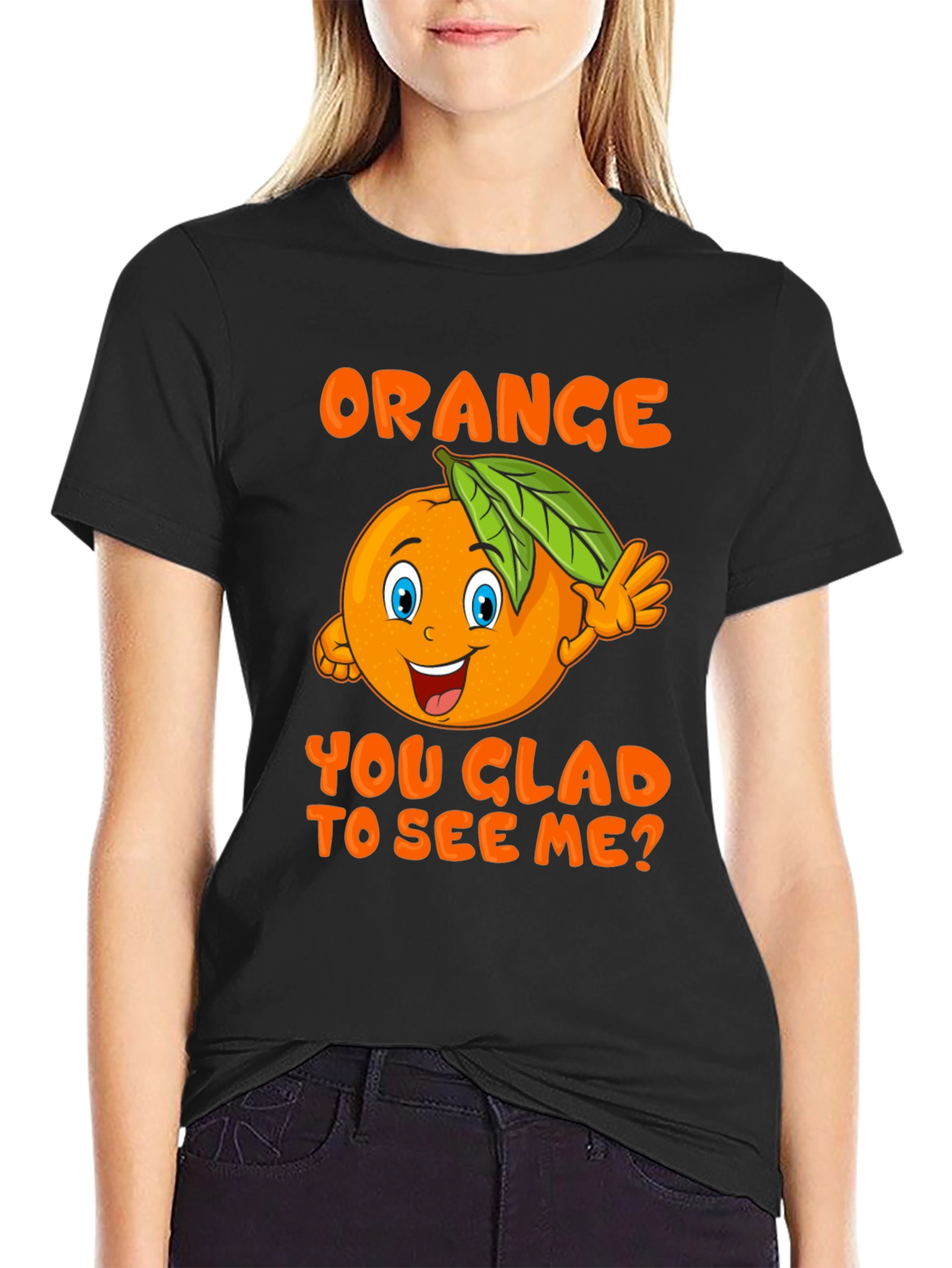 Funny Orange You Glad To See Me T-Shirt