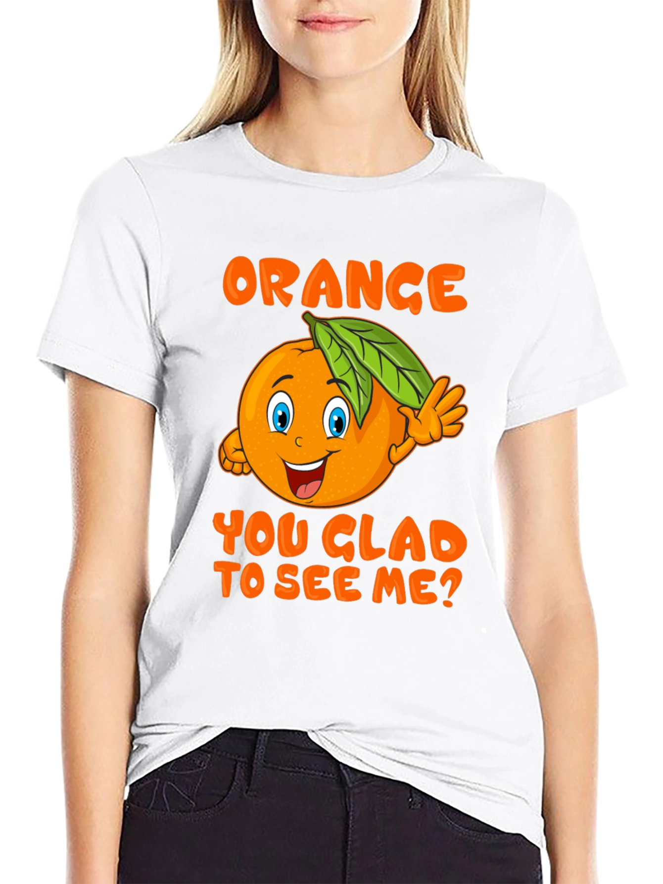 Funny Orange You Glad To See Me T-Shirt