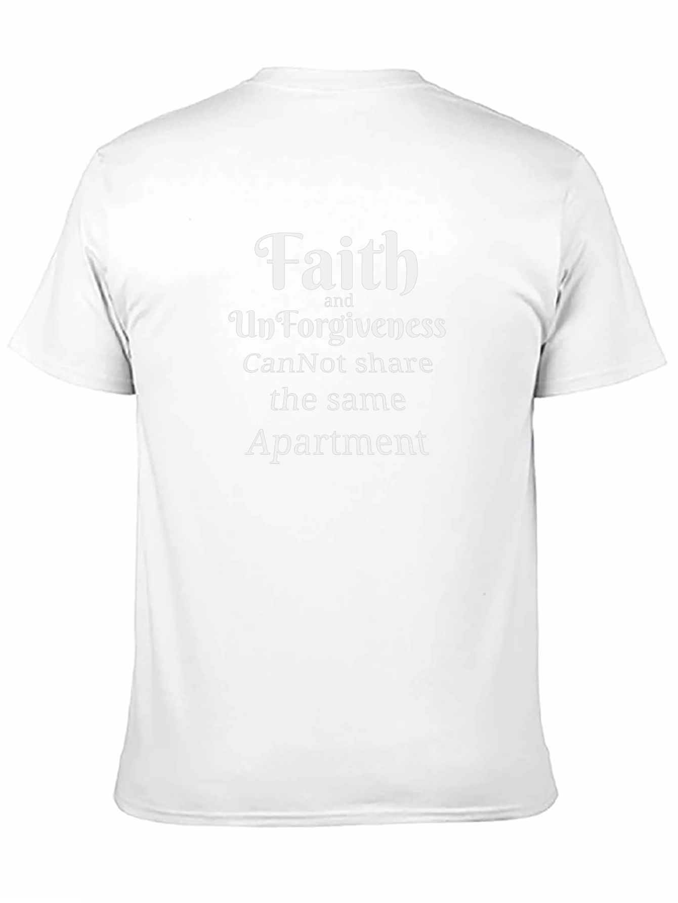 Faith & Forgiveness Graphic T-Shirt - Inspirational Design