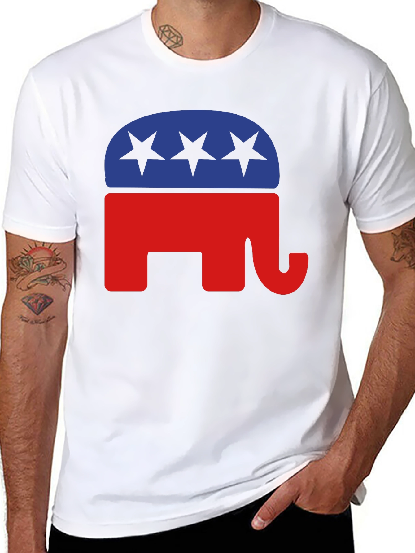 Republican Elephant T-Shirt - Conservative USA Pride Tee