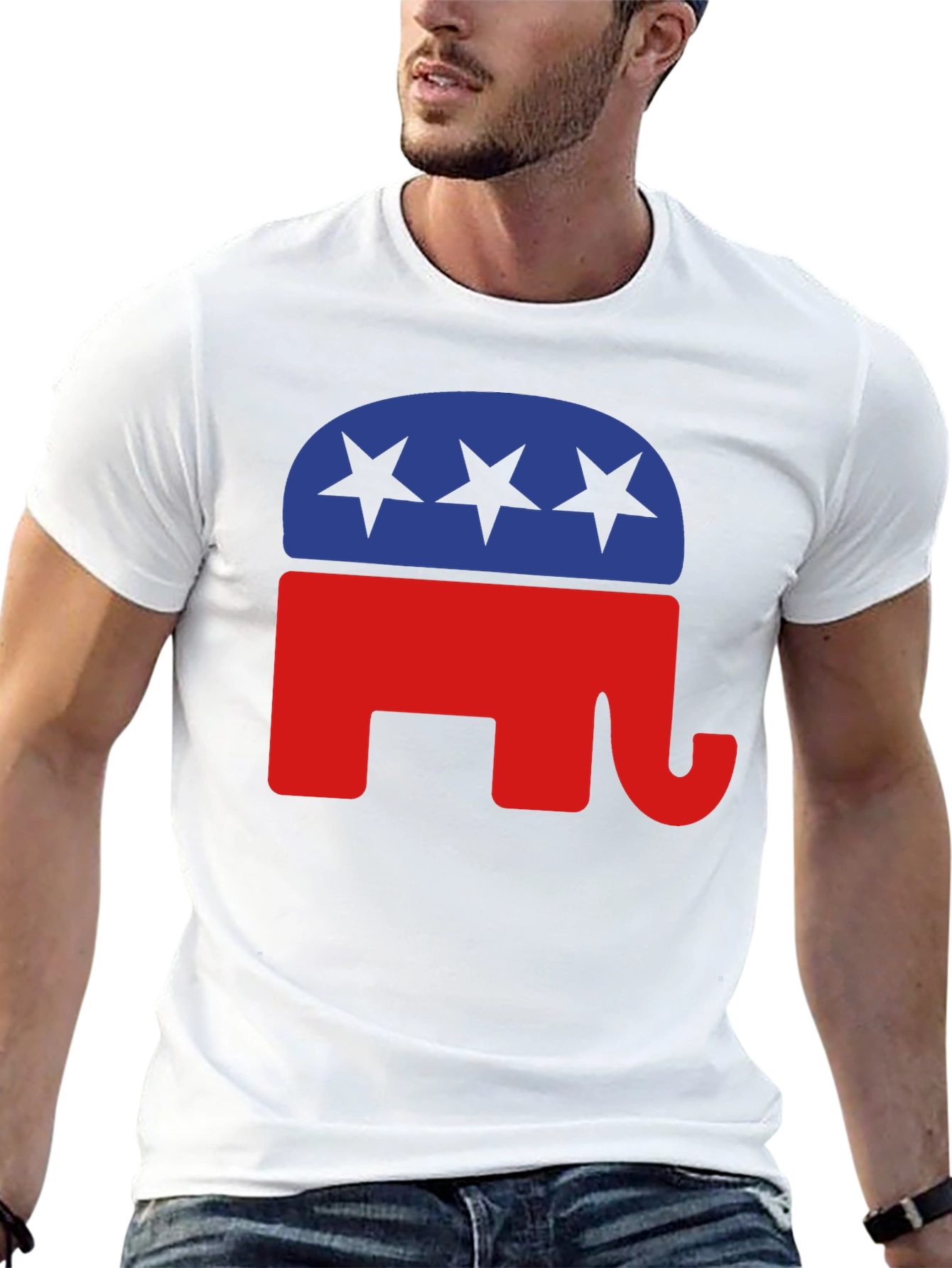 Republican Elephant T-Shirt - Conservative USA Pride Tee