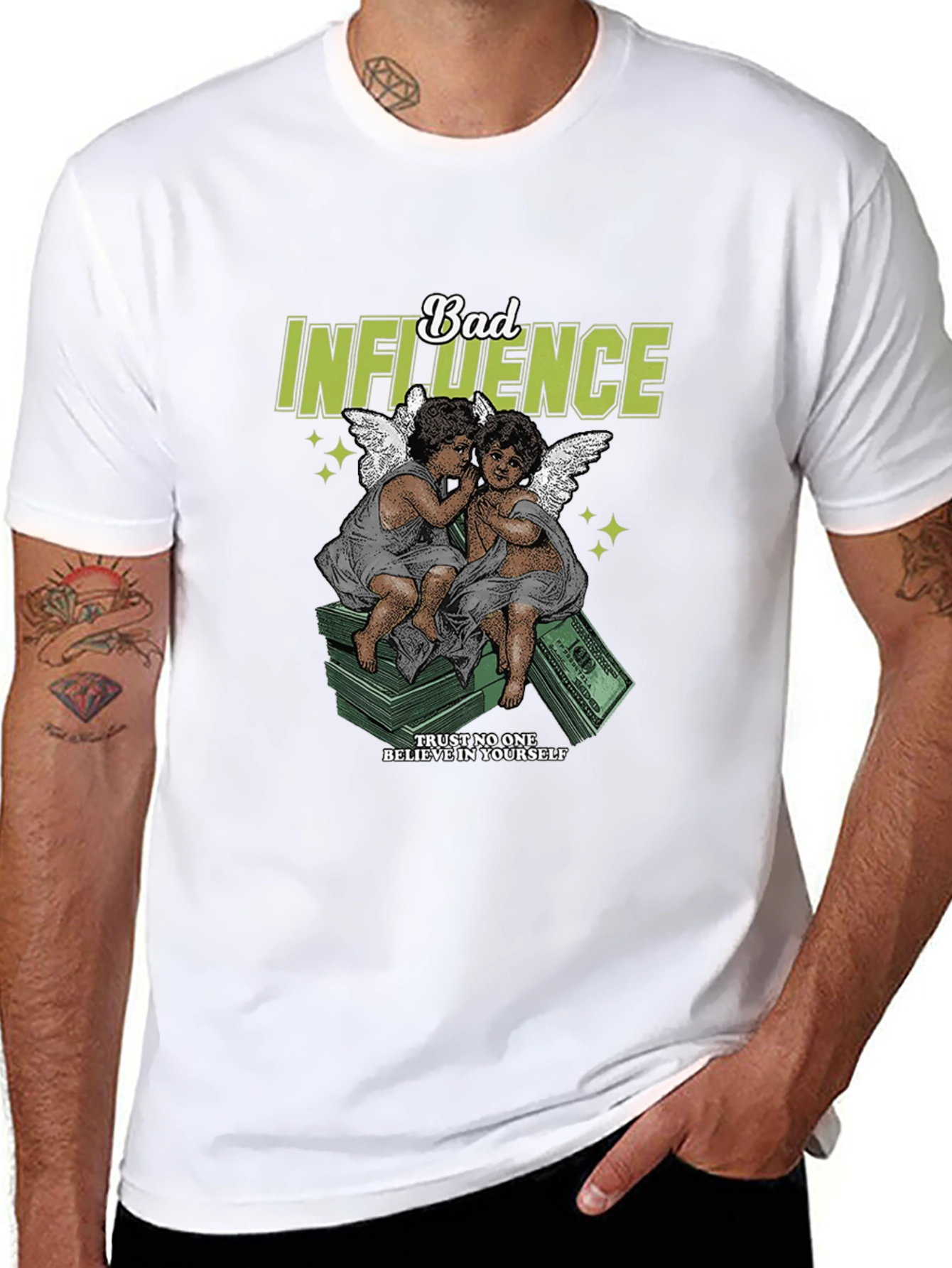 Bad Influence Graphic Tee - Stylish Streetwear