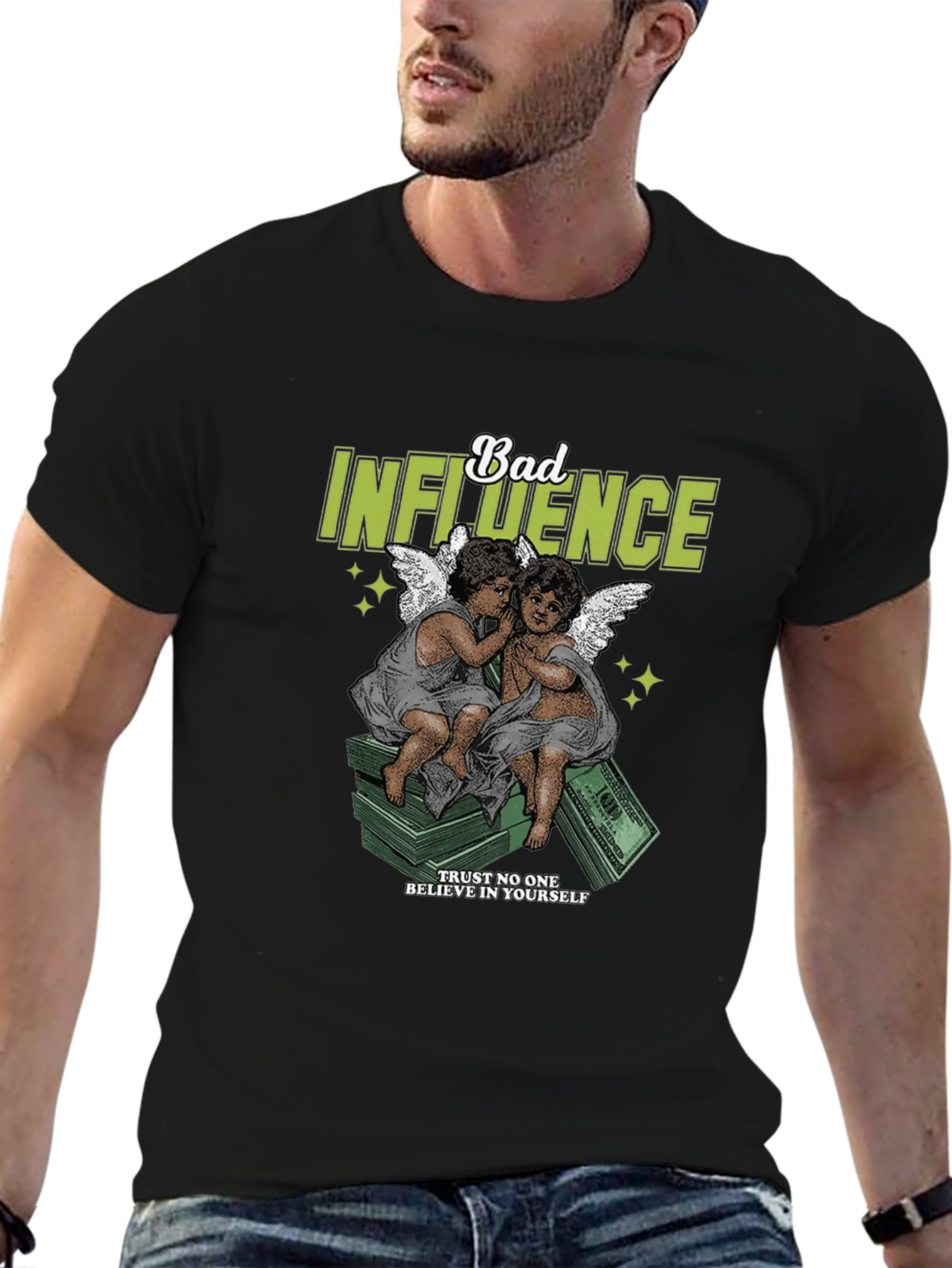 Bad Influence Graphic Tee - Stylish Streetwear