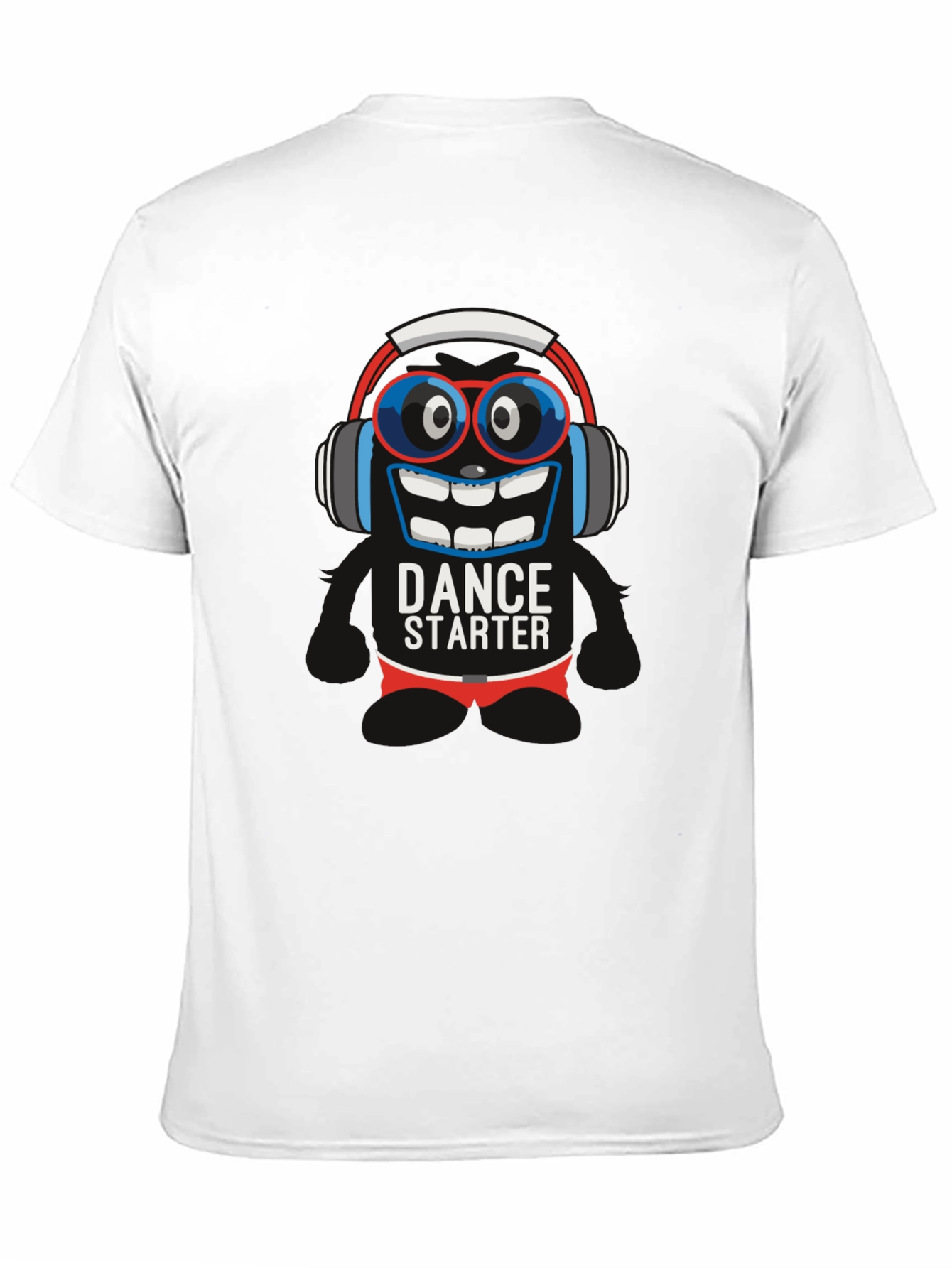 Dance Starter Graphic Tee - Black Cotton T-Shirt