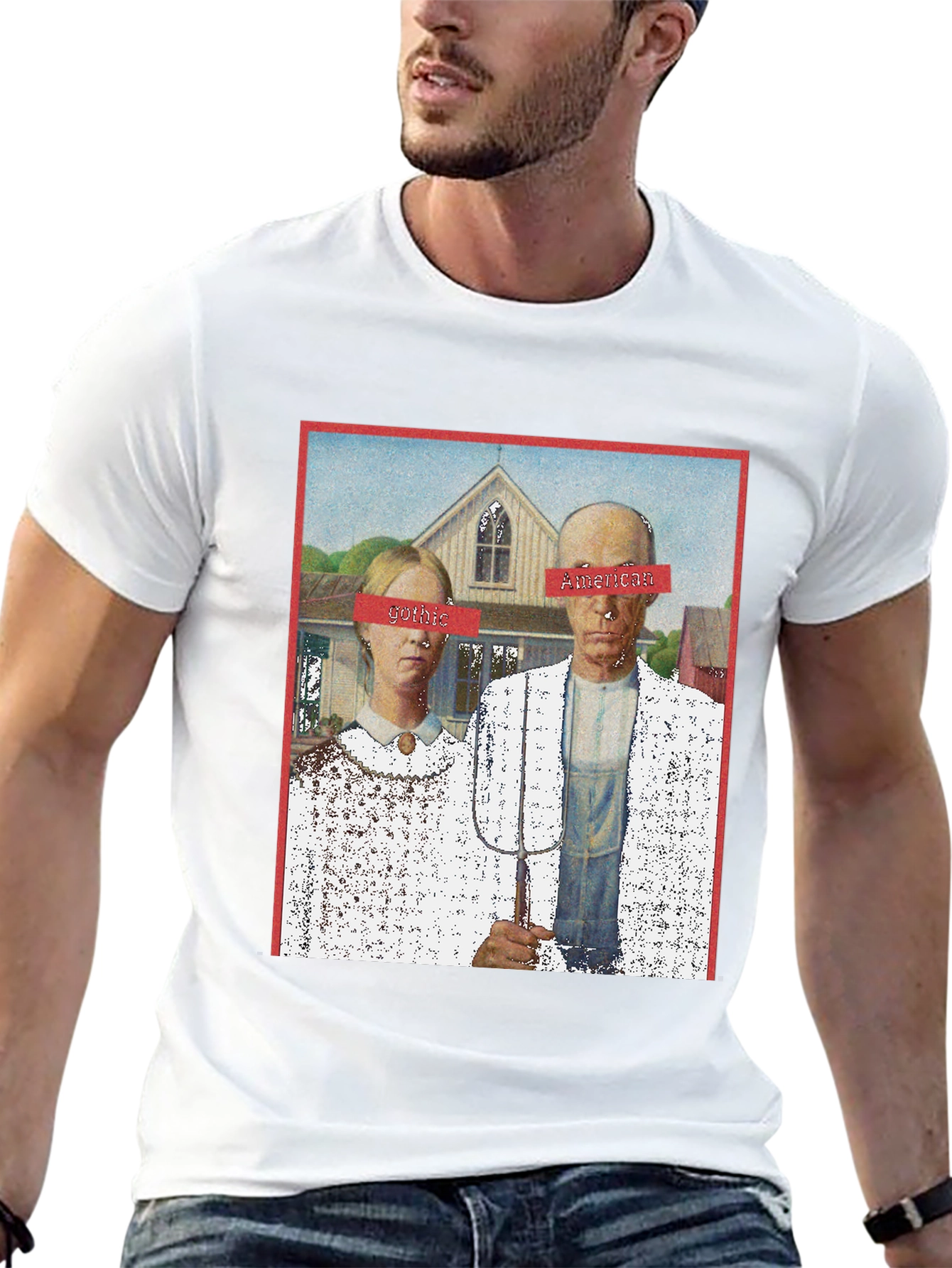 American Gothic Spoof Graphic Tee