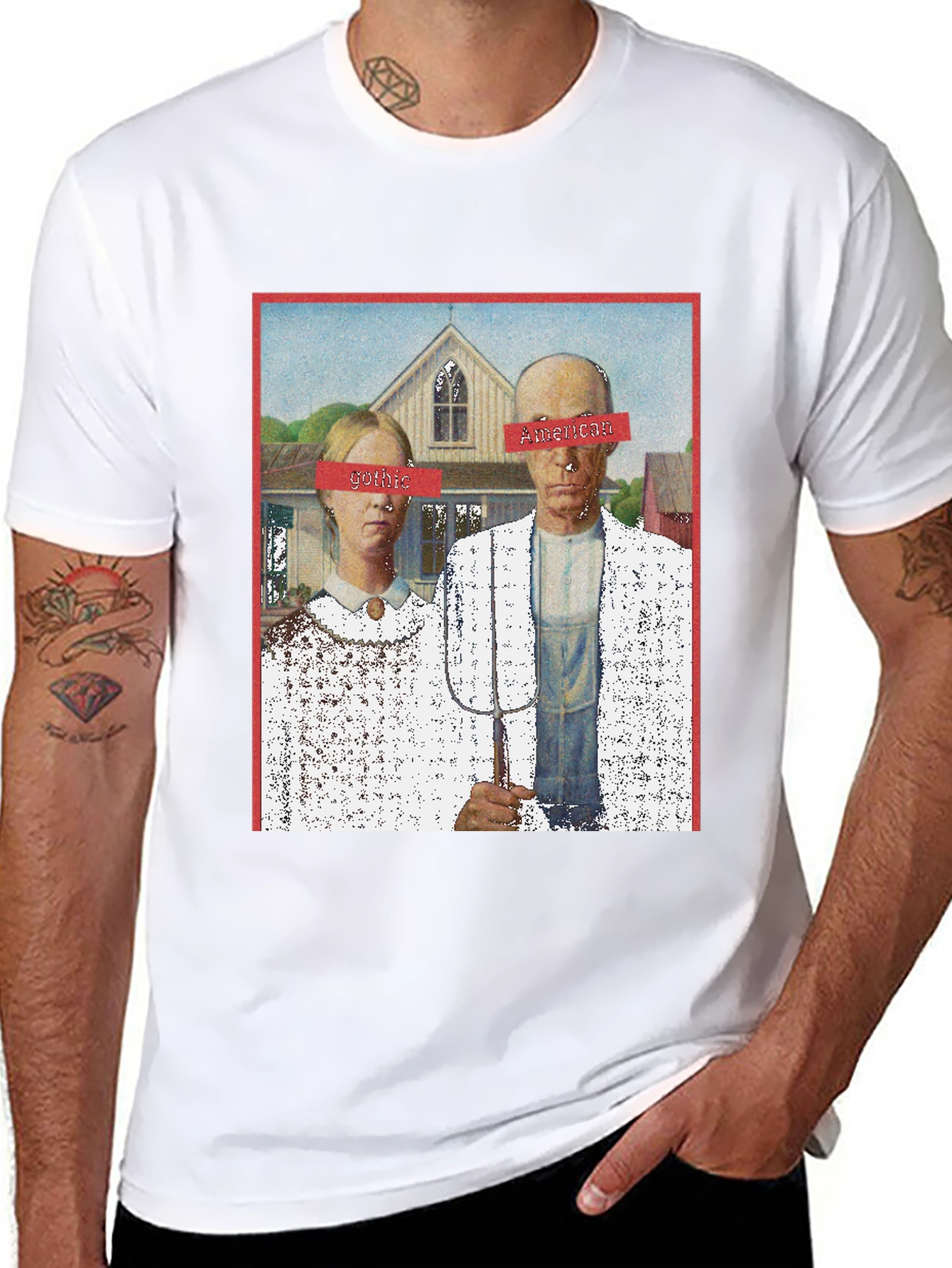 American Gothic Spoof Graphic Tee