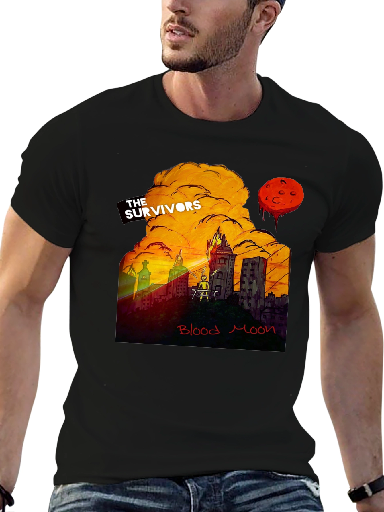 The Survivors Blood Moon Graphic Tee