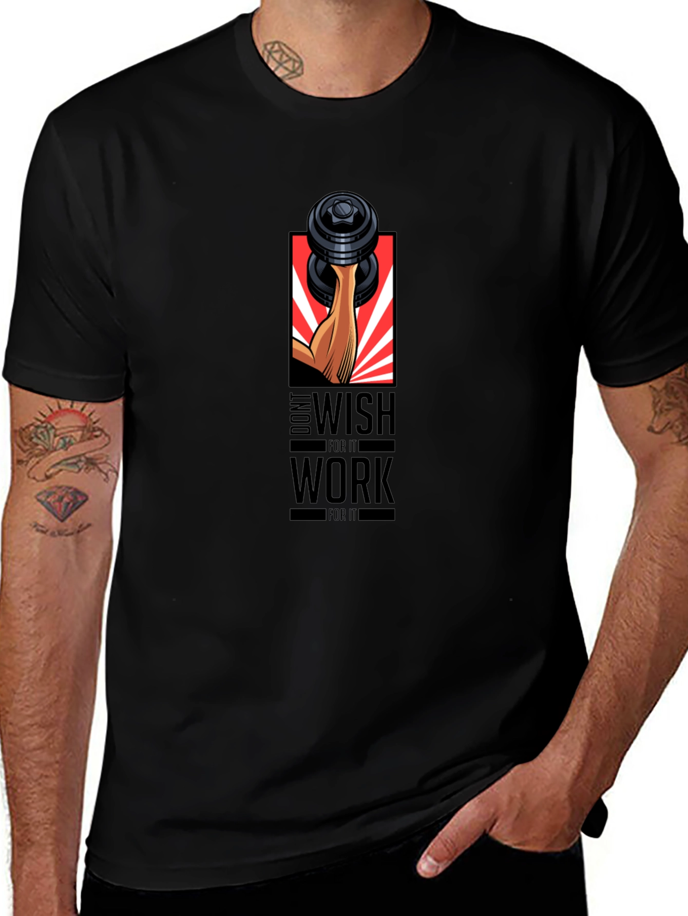 Motivational Workout Graphic Tee