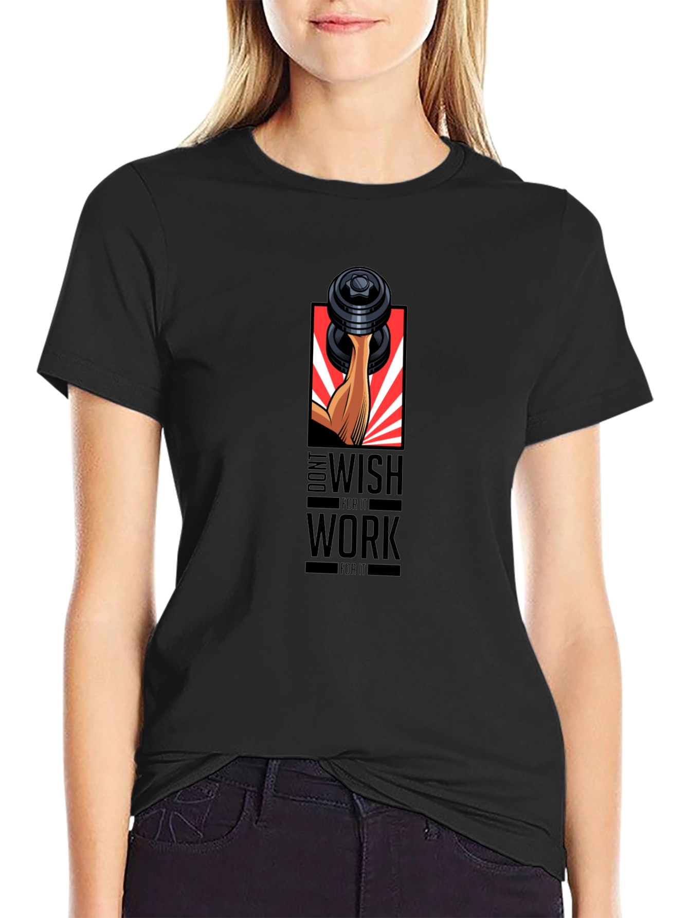 Motivational Workout Graphic Tee