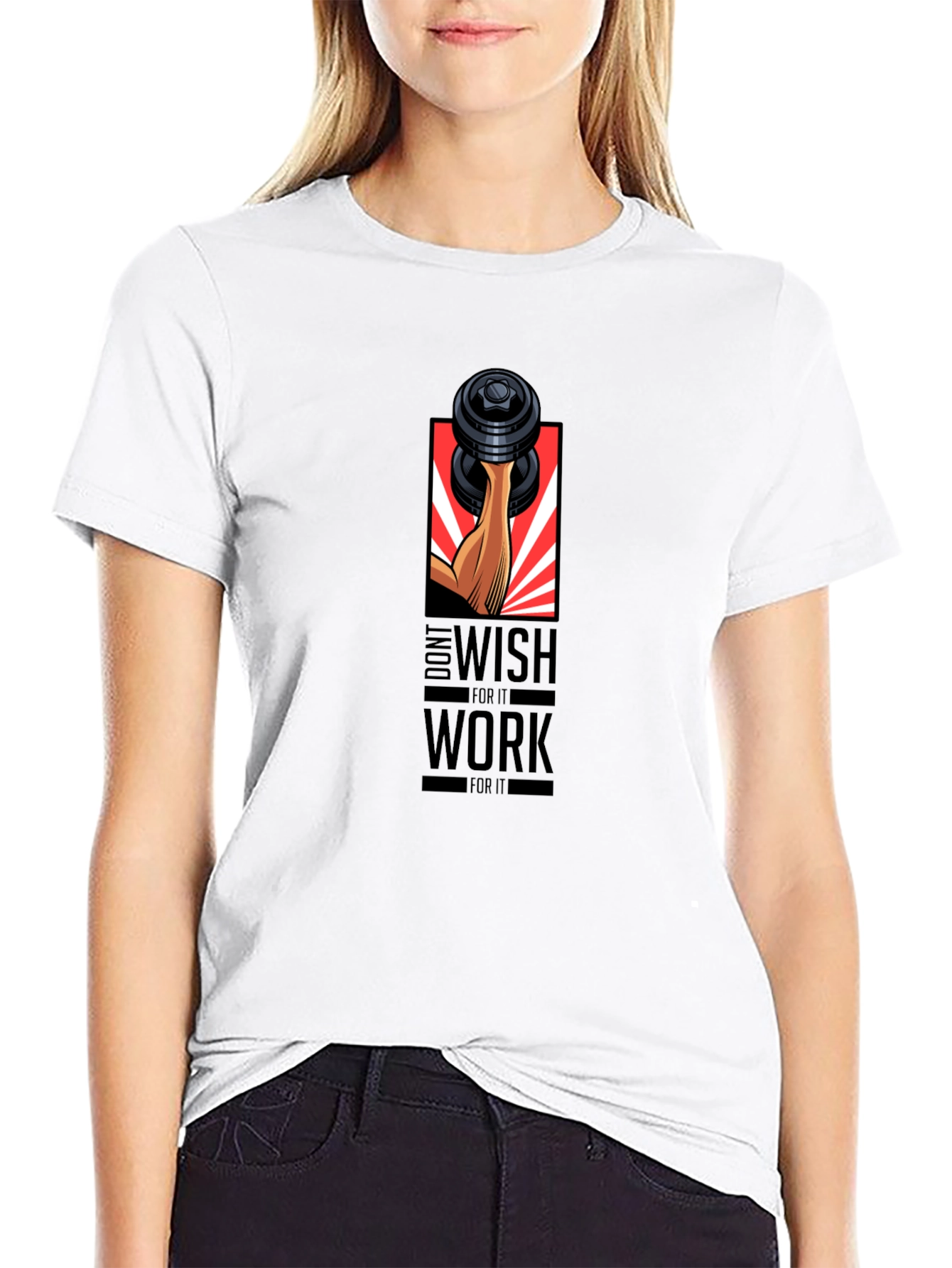 Motivational Workout Graphic Tee