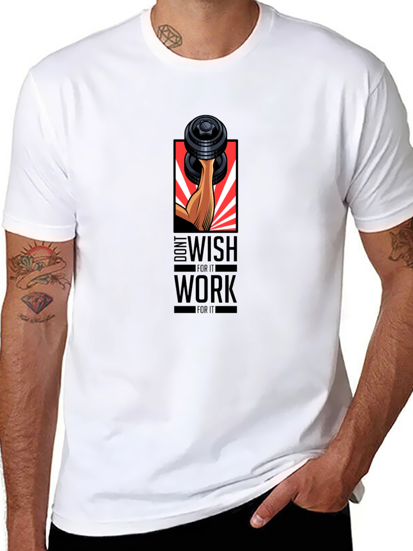 Motivational Workout Graphic Tee