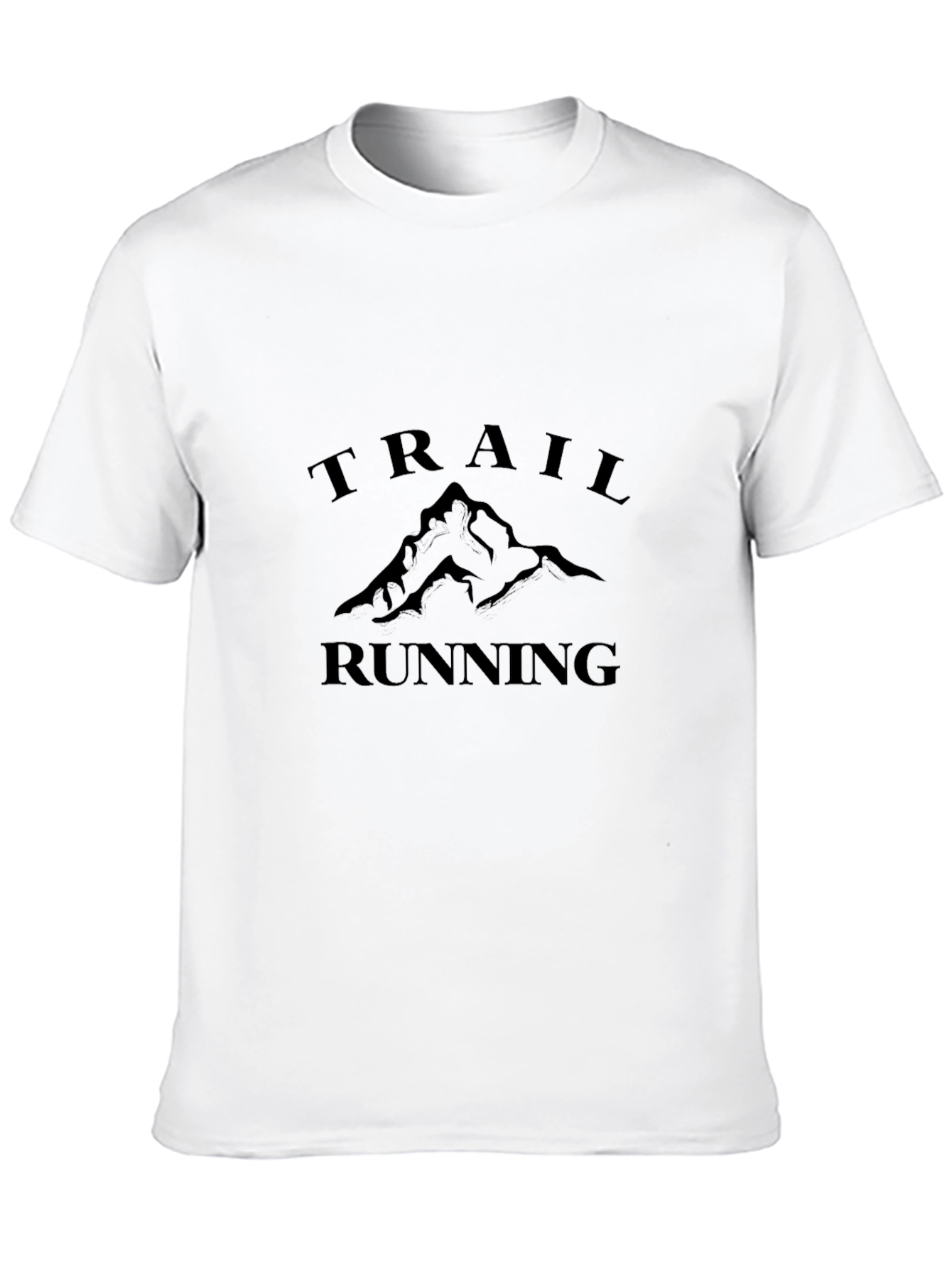 Trail Running Graphic T-Shirt - Black