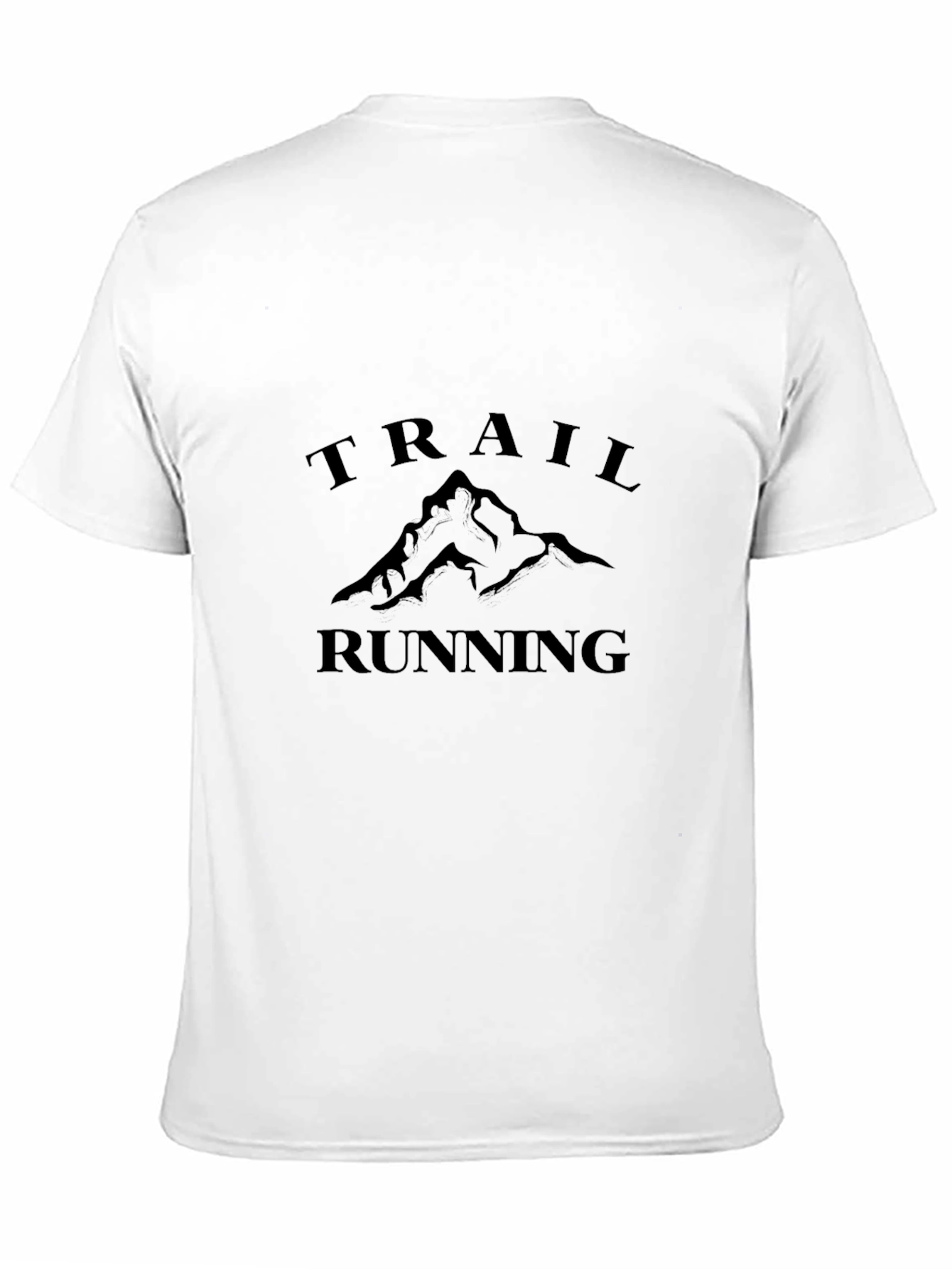 Trail Running Graphic T-Shirt - Black
