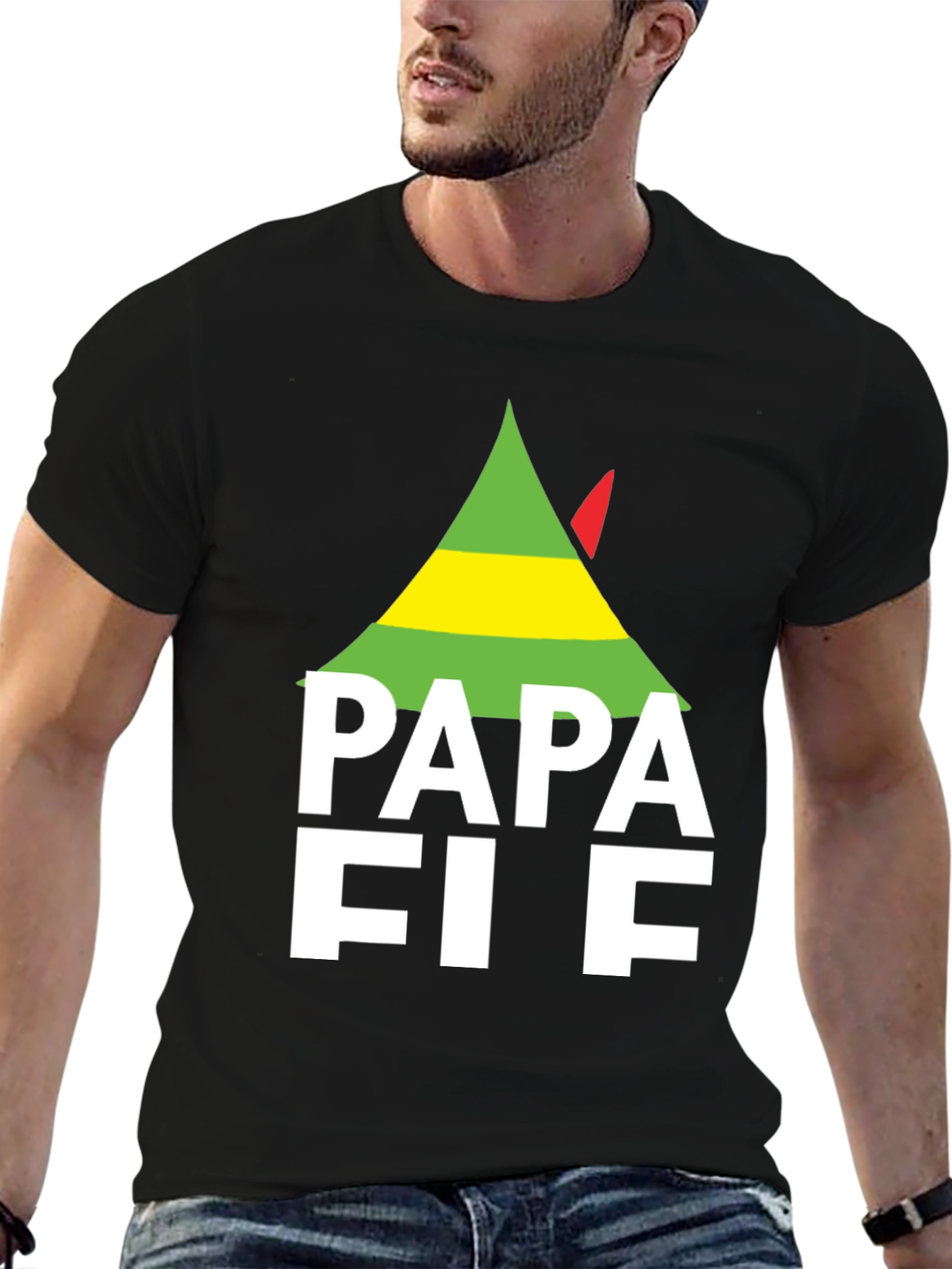 Papa Elf Christmas T-Shirt - Holiday Cheer!