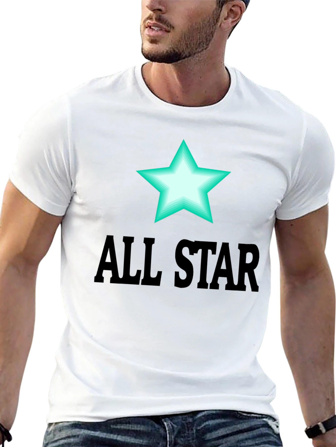 All Star Graphic Tee - Mens Black T-Shirt
