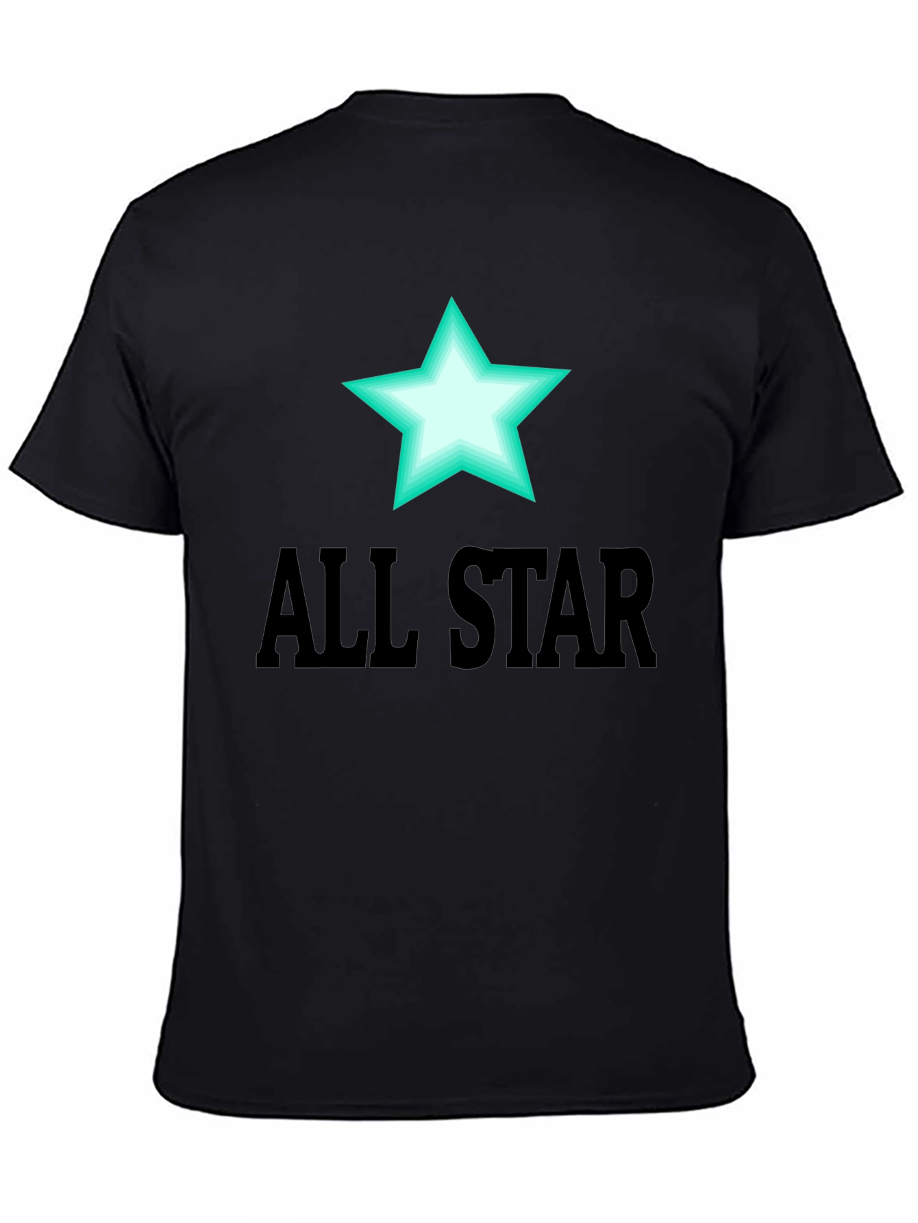 All Star Graphic Tee - Mens Black T-Shirt