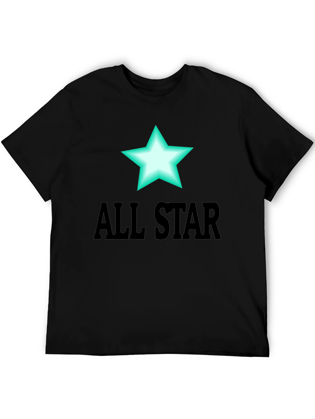 All Star Graphic Tee - Mens Black T-Shirt
