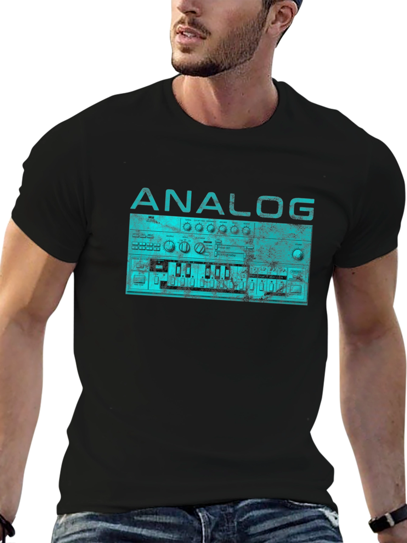 Analog Synth Graphic T-Shirt