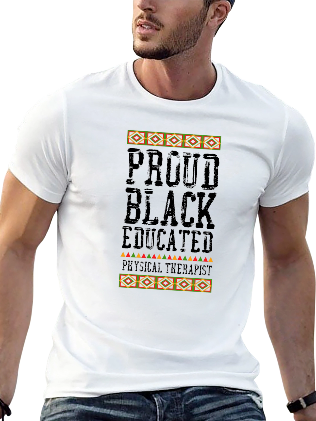 Proud Black Educated Physical Therapist T-Shirt