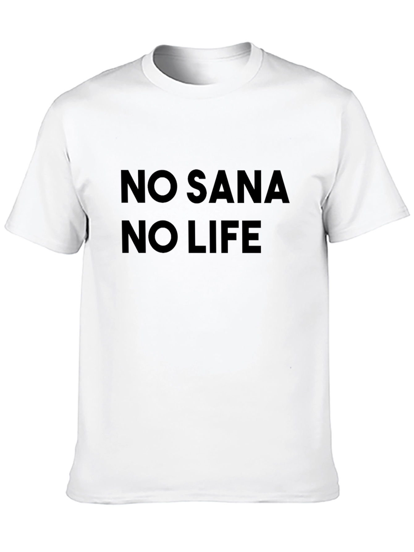 No Sana No Life Black T-Shirt