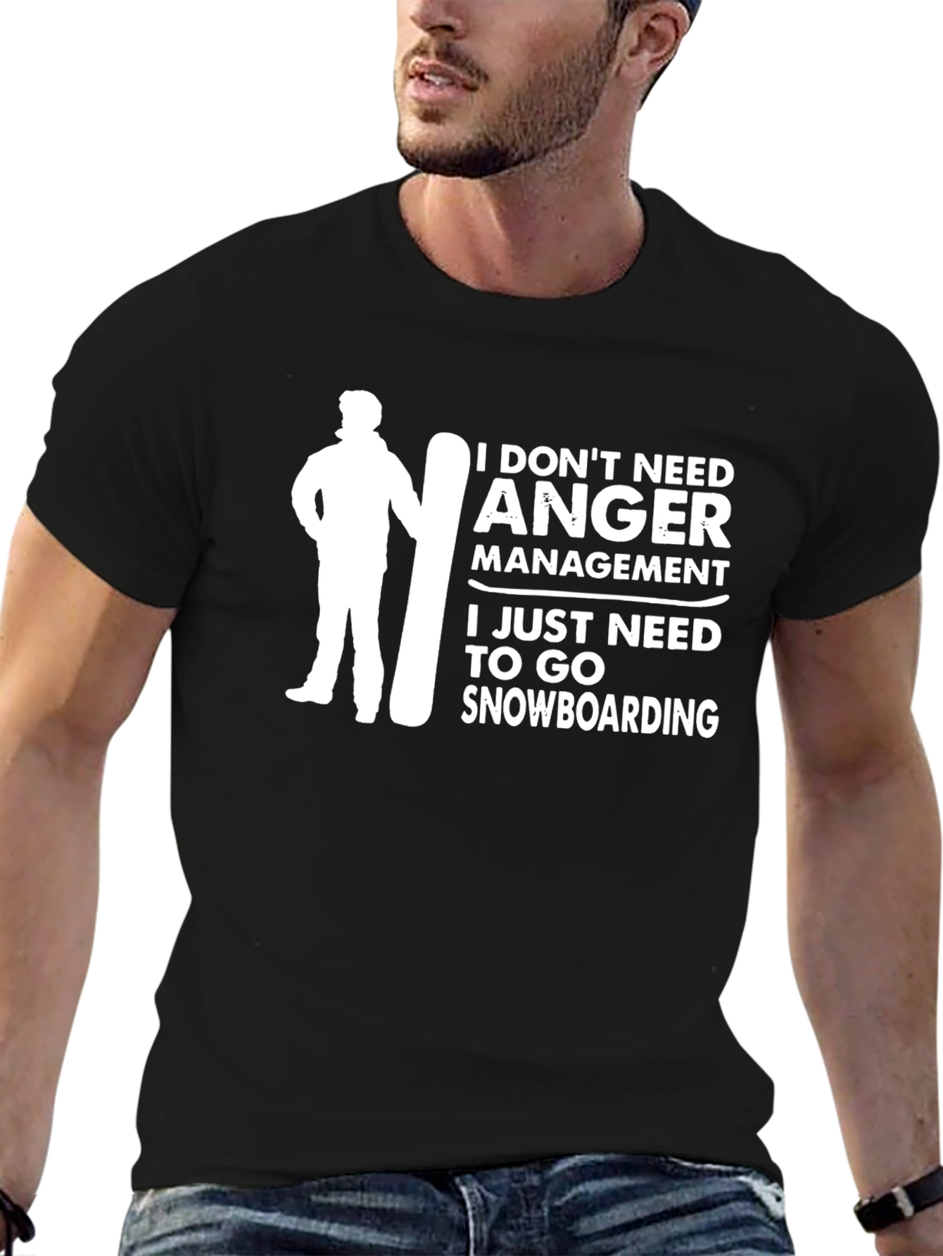Snowboarding Humor Graphic Tee