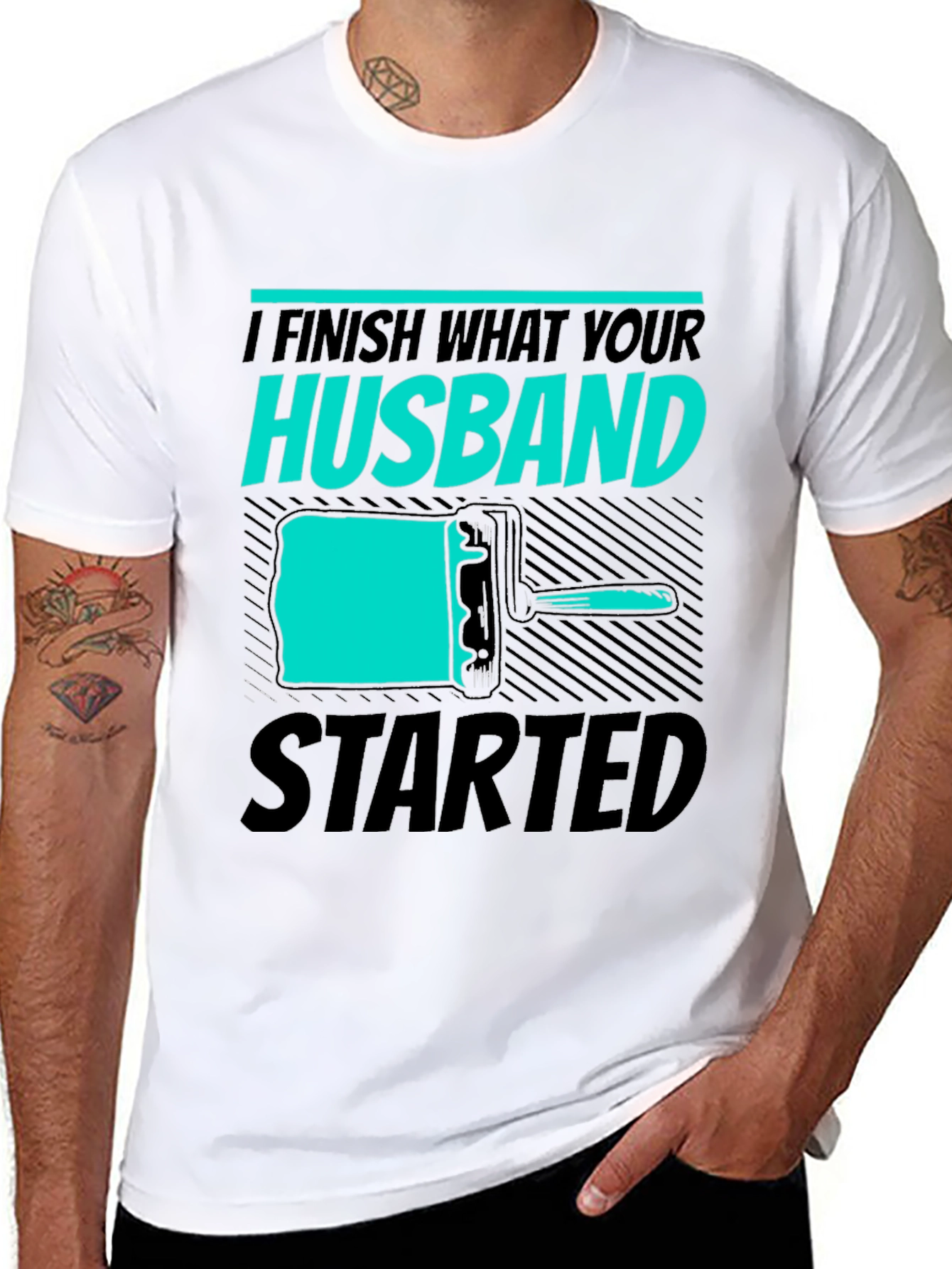 I Finish What Your Husband Started T-Shirt