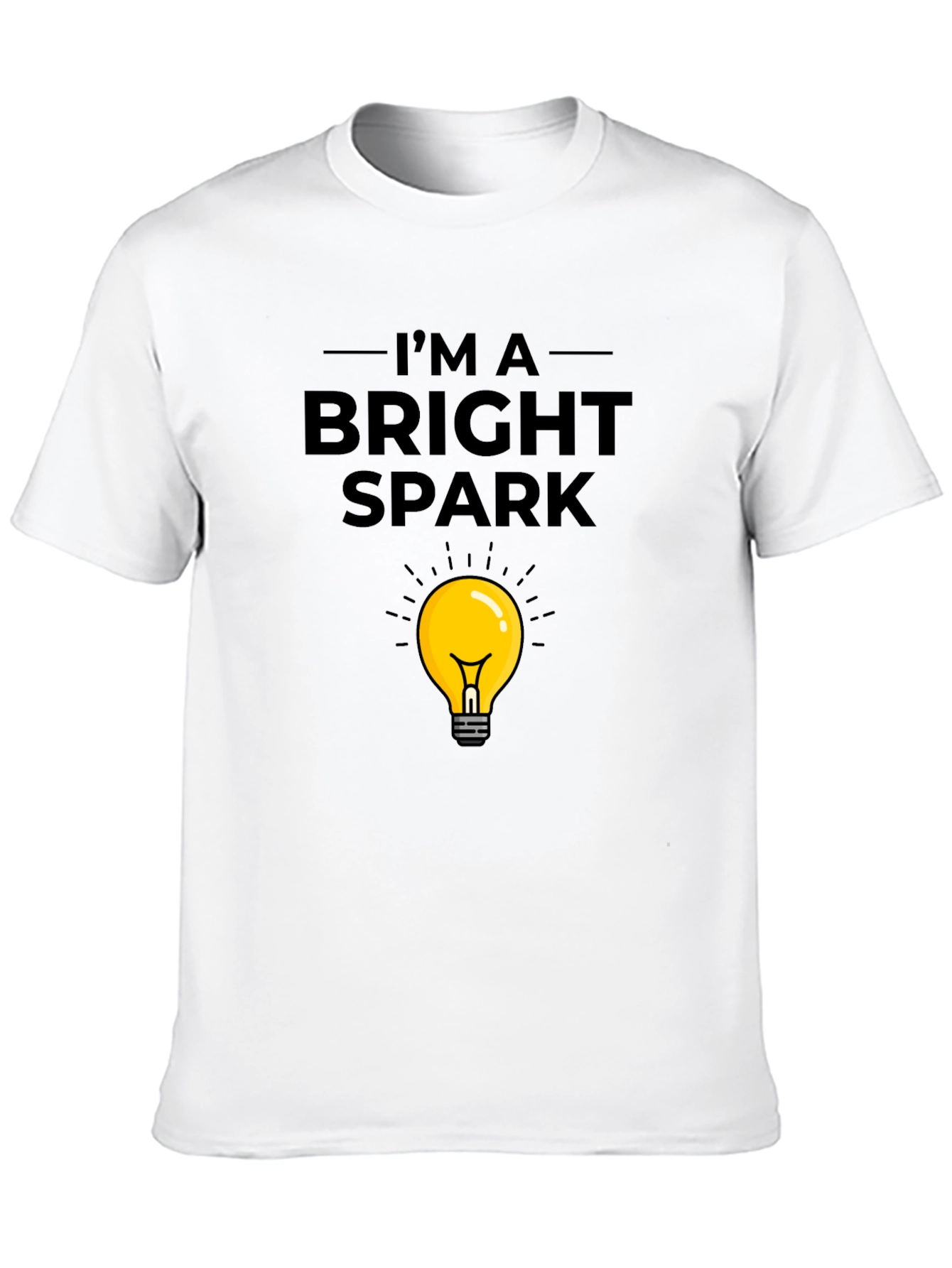 Bright Spark T-Shirt - Light Bulb Graphic Tee
